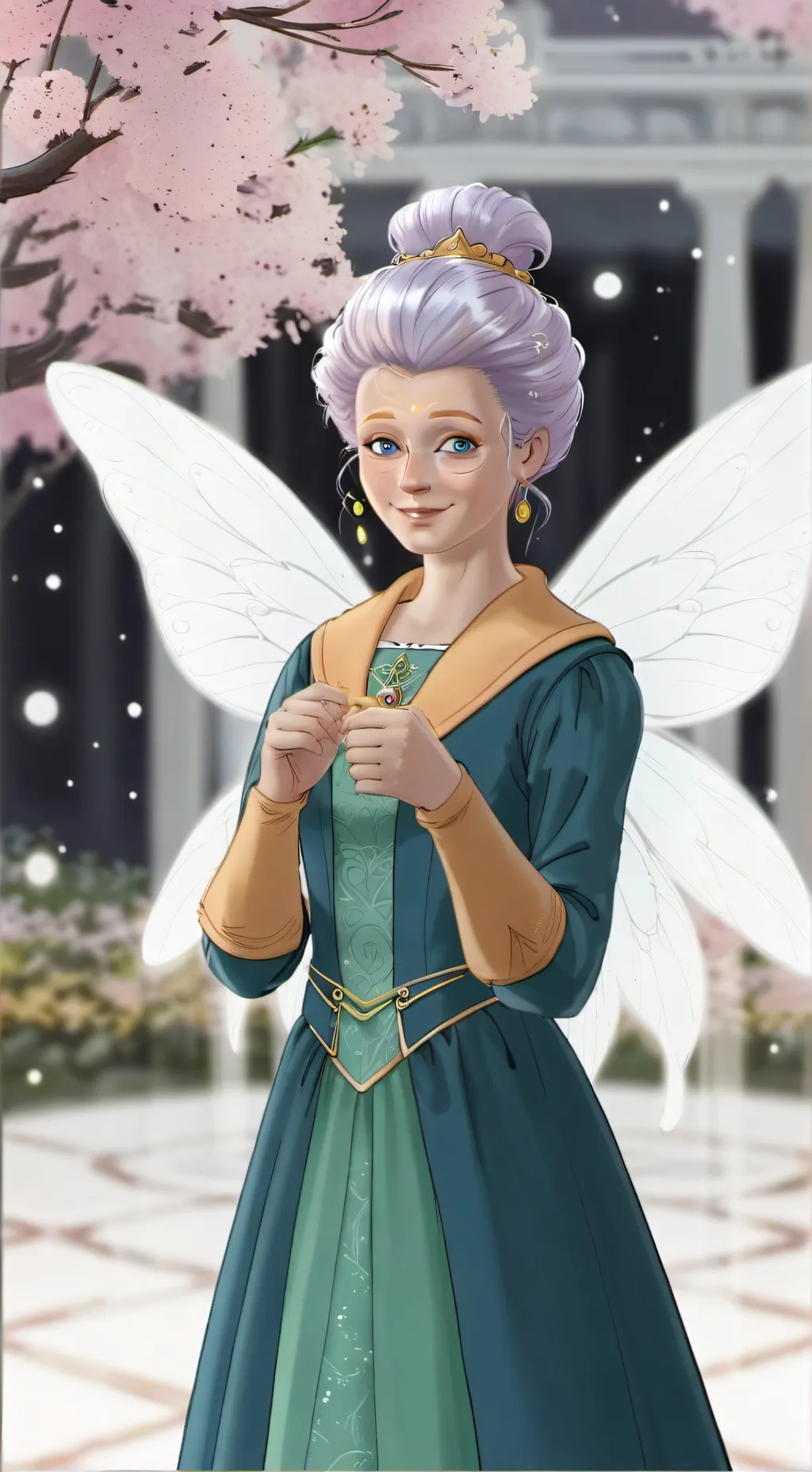 ai character: Dama Fortuna background