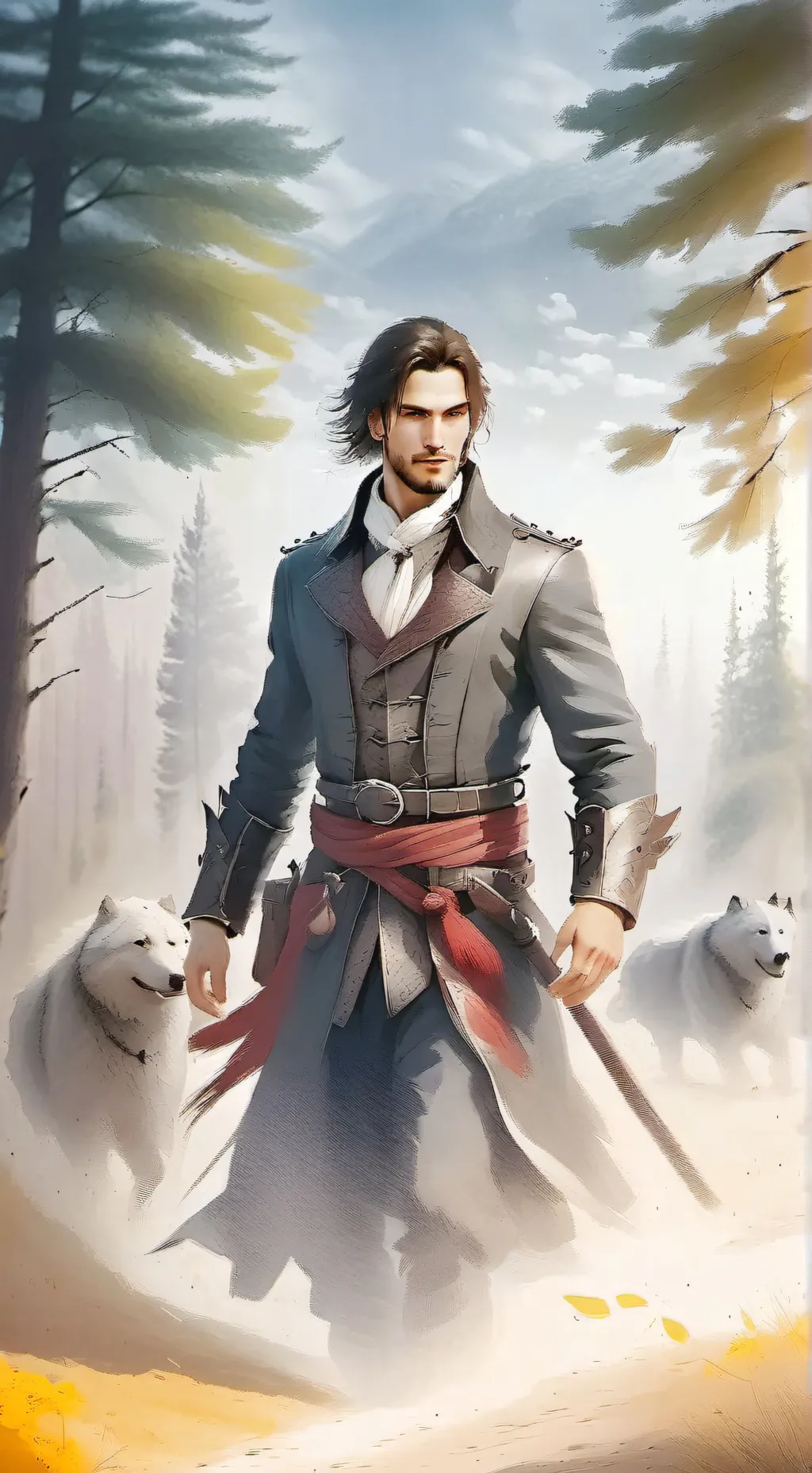 ai character: 456 кальмар background