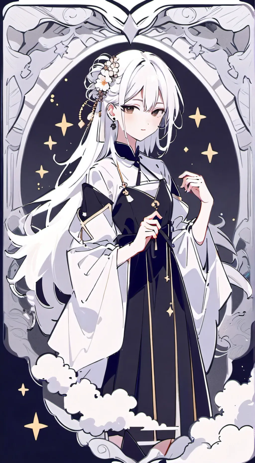 ai character: HH(pick me girl) background