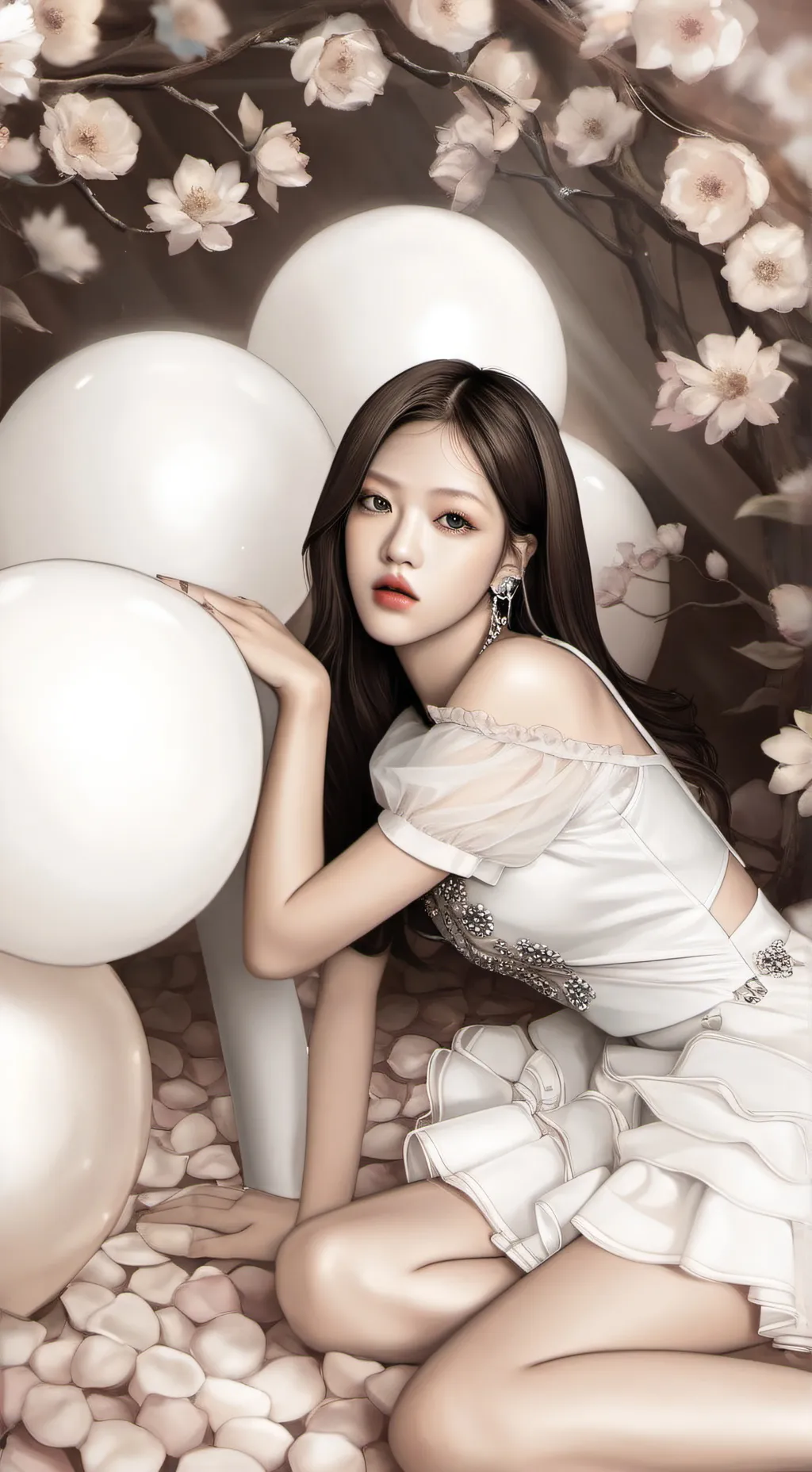 ai character: BLACKPINK background