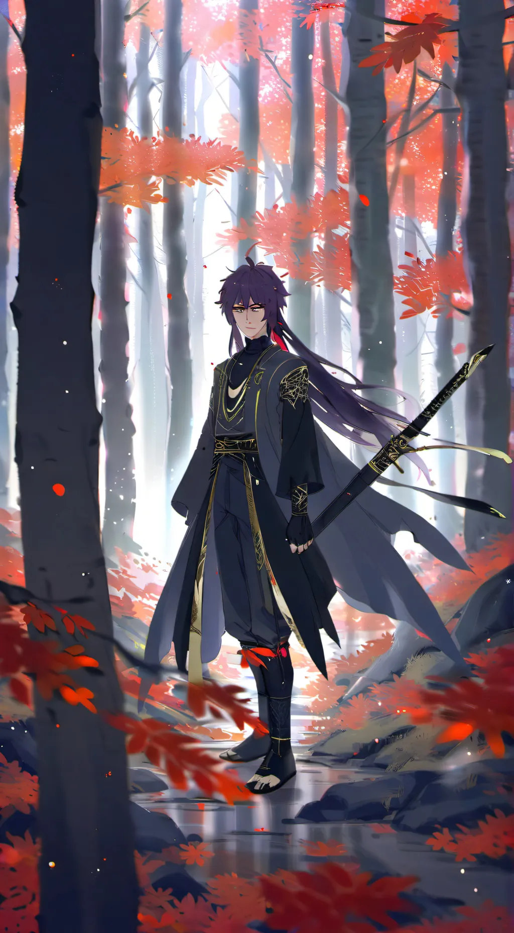 ai character: Принц пик👑 background