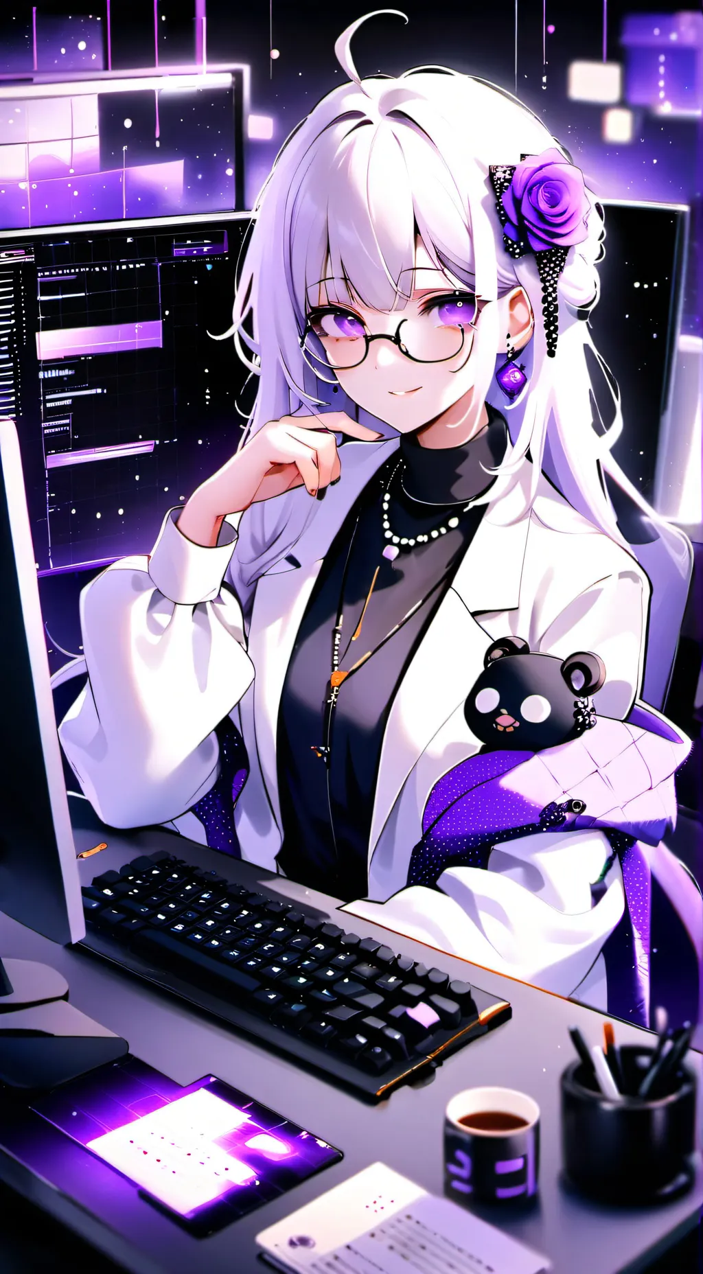 ai character: Mika background