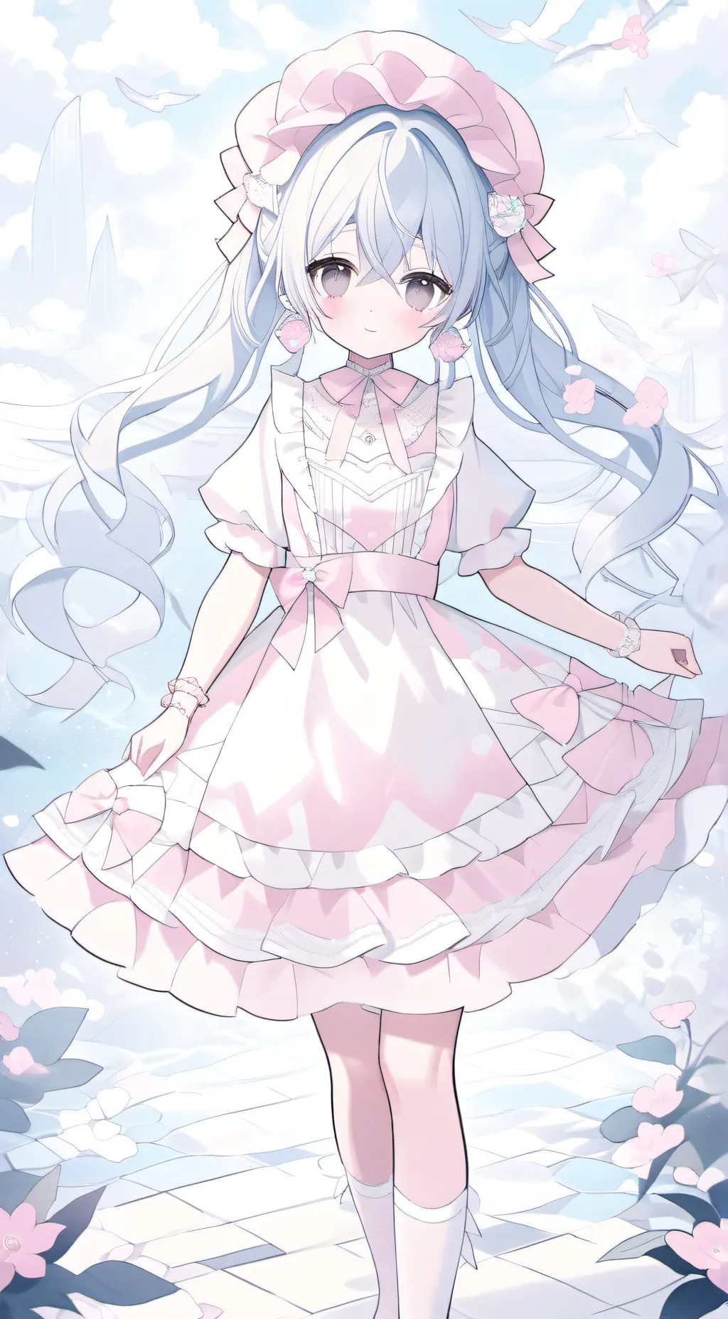 ai character: Kny vs Mha background