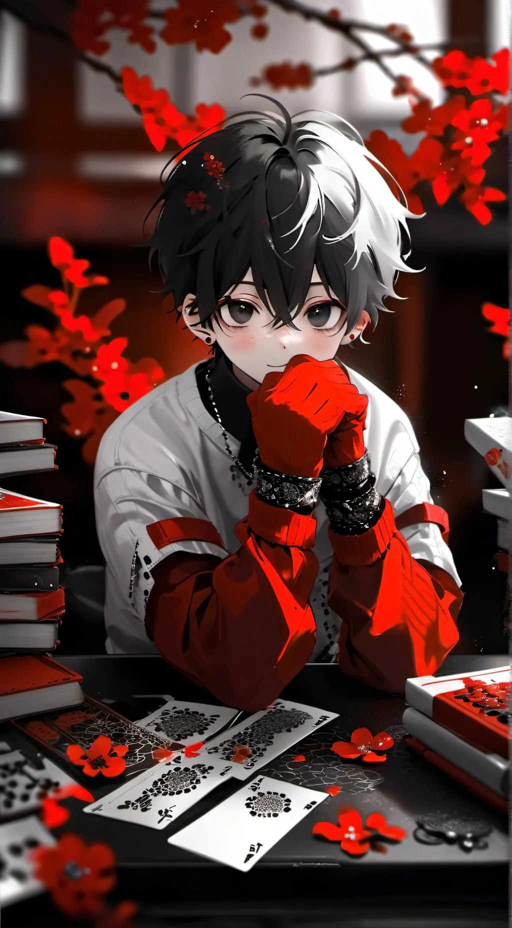 ai character: Кевин  background