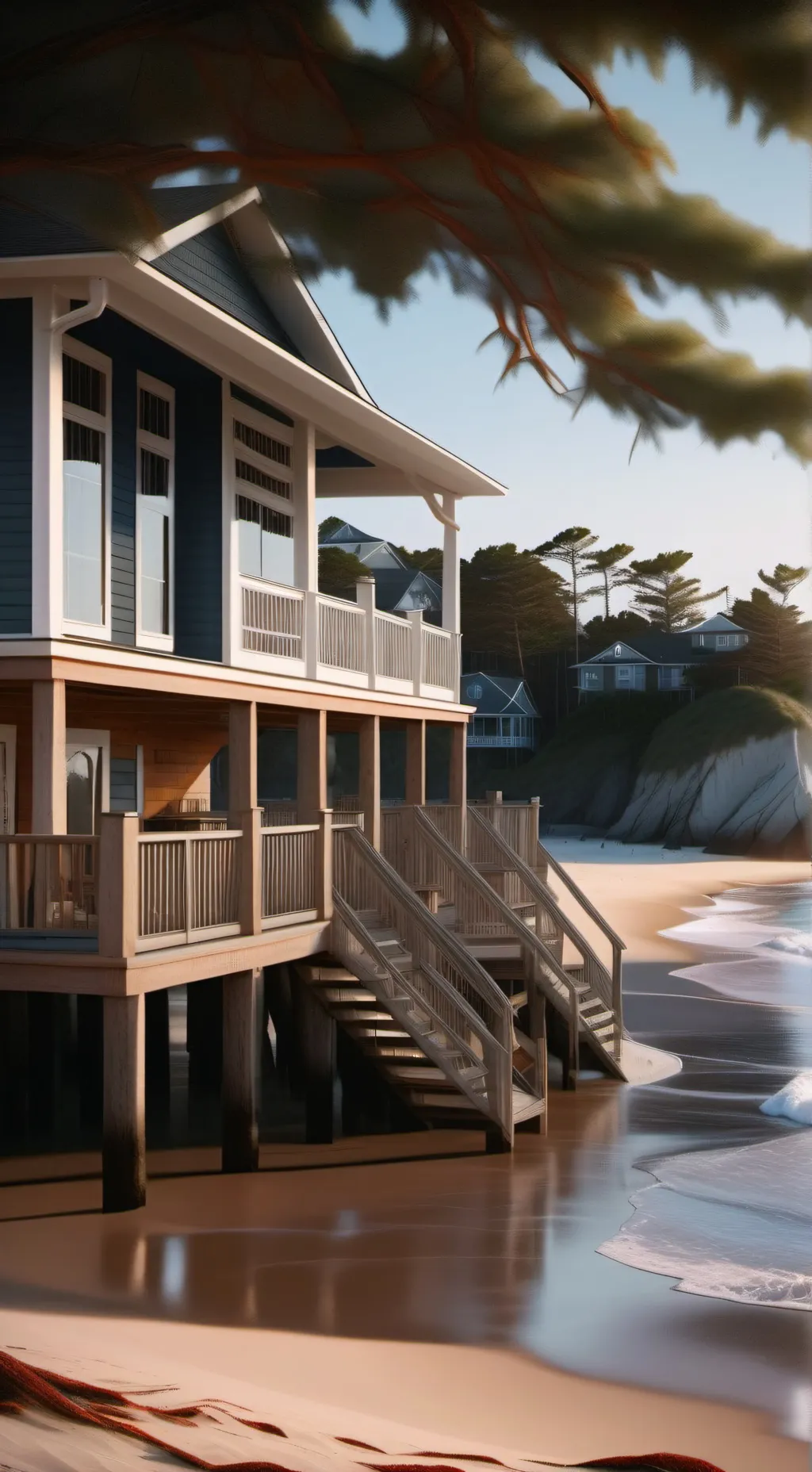ai character: Obx related🌊🌴 background