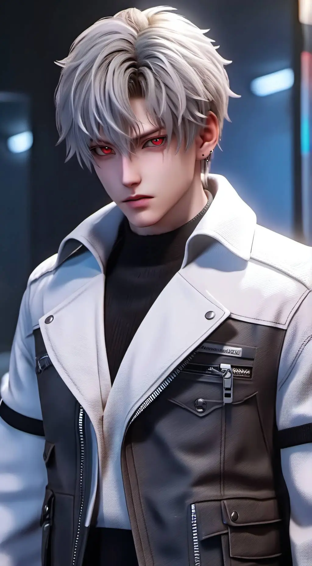 ai character: Tee background