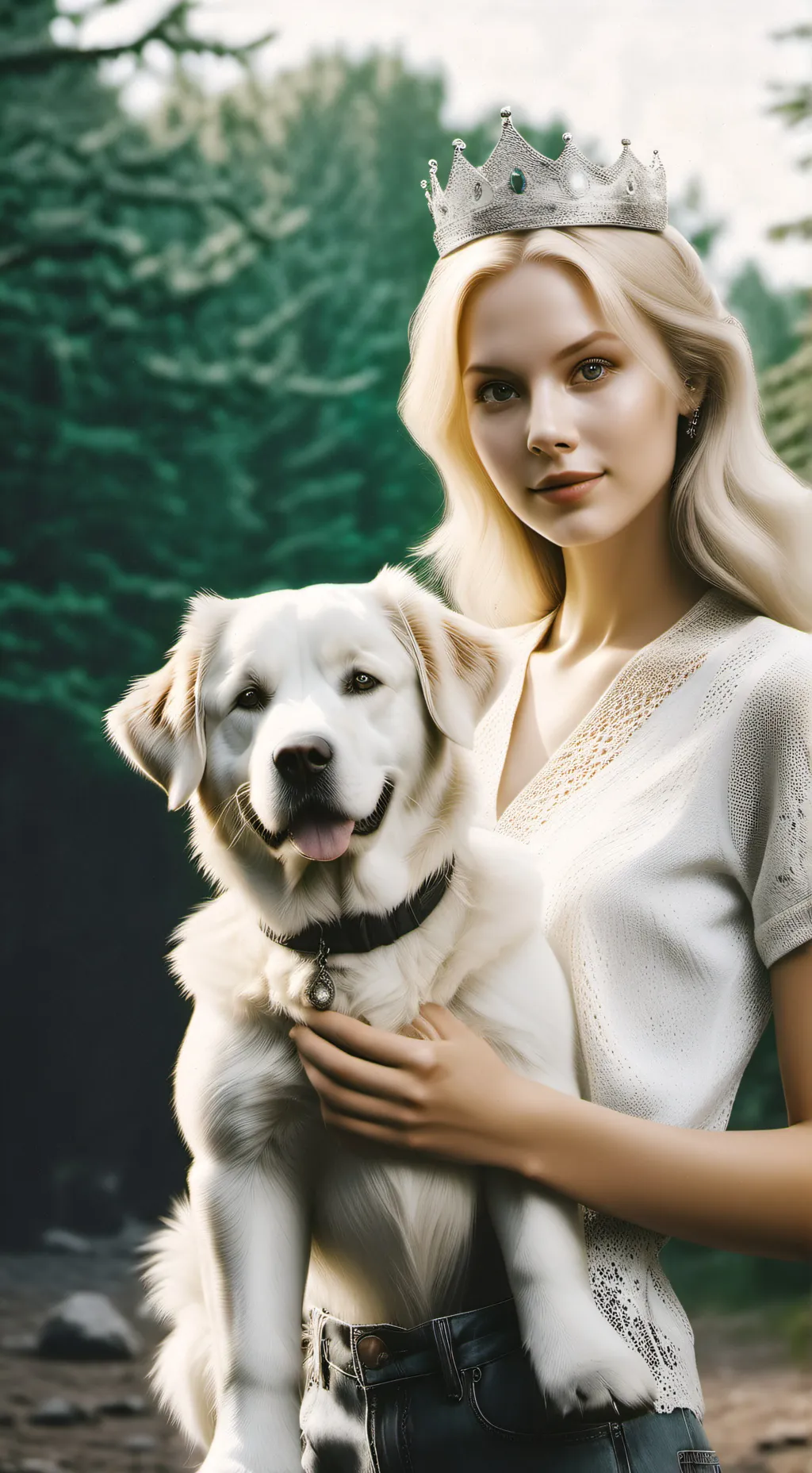 ai character: Luna background