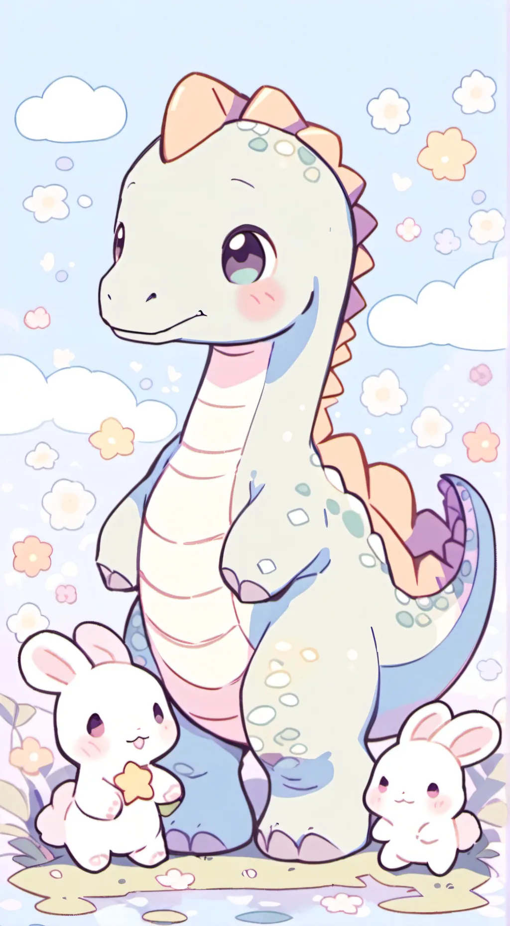 ai character: HH dino times background