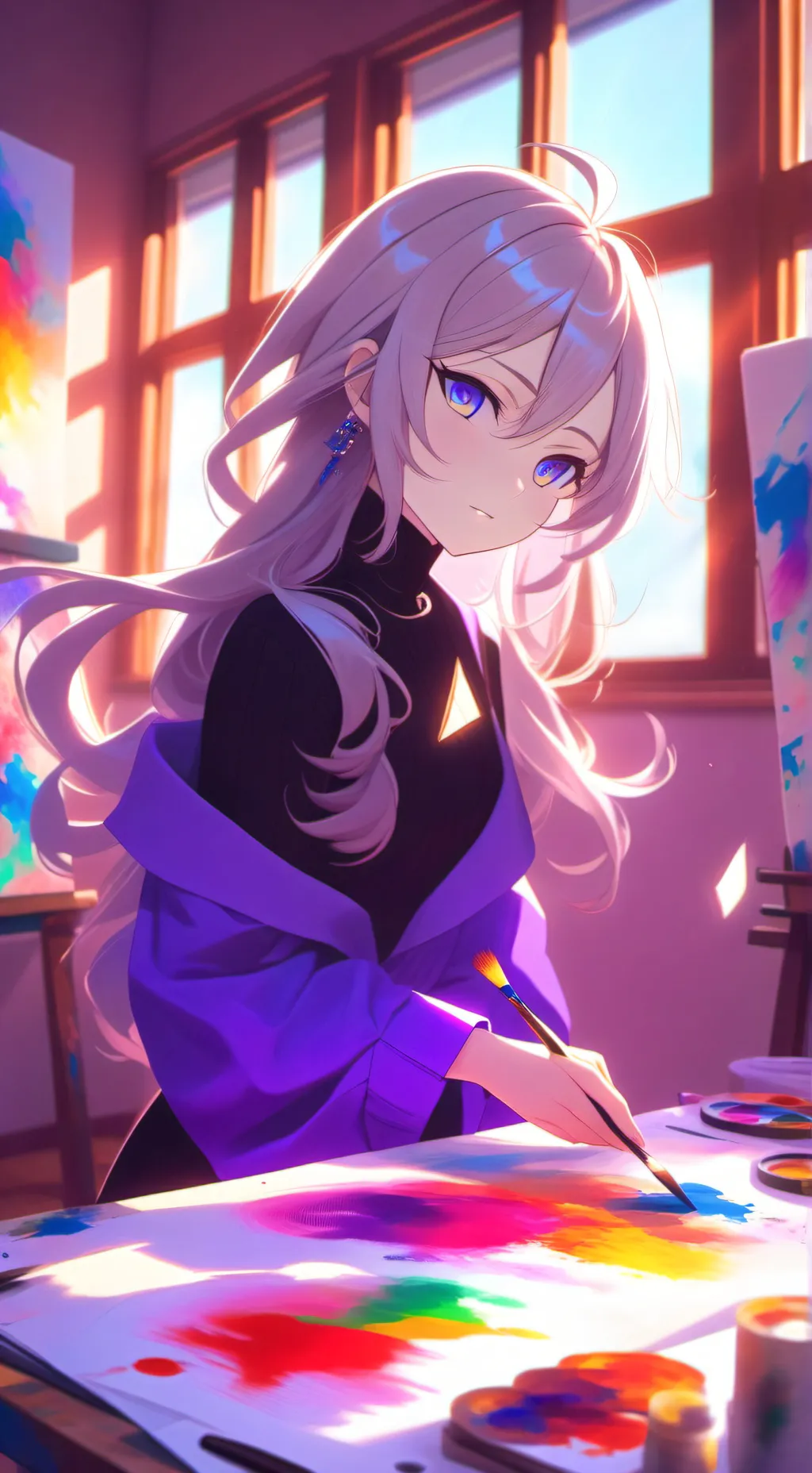 ai character: Akane background