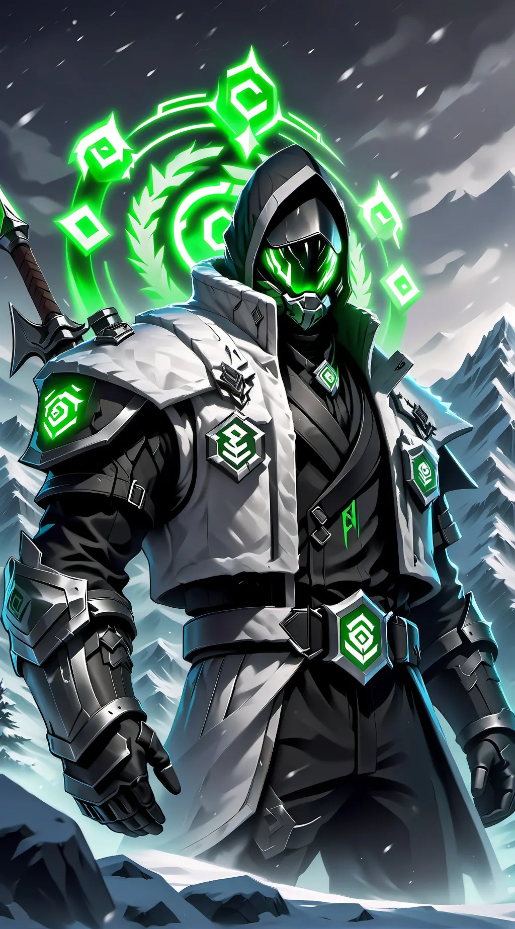 ai character: Entité  background