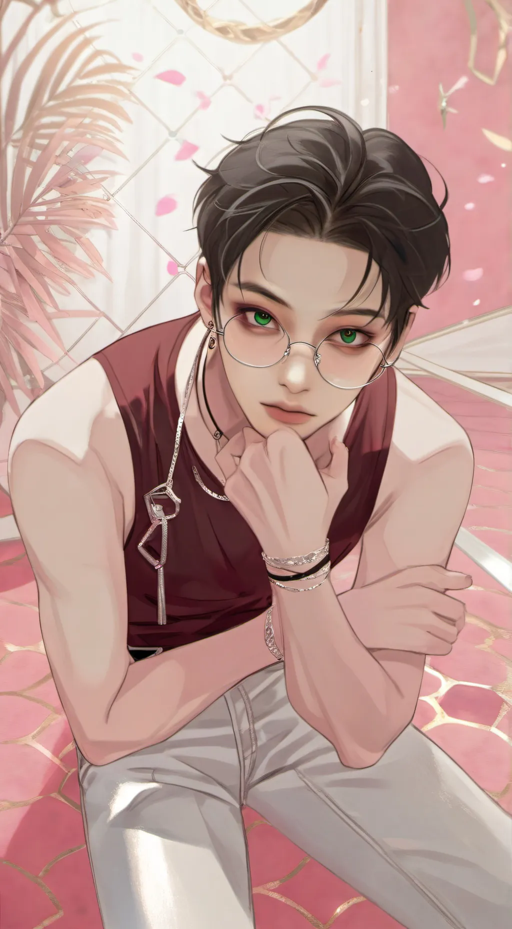 ai character: Damien  background