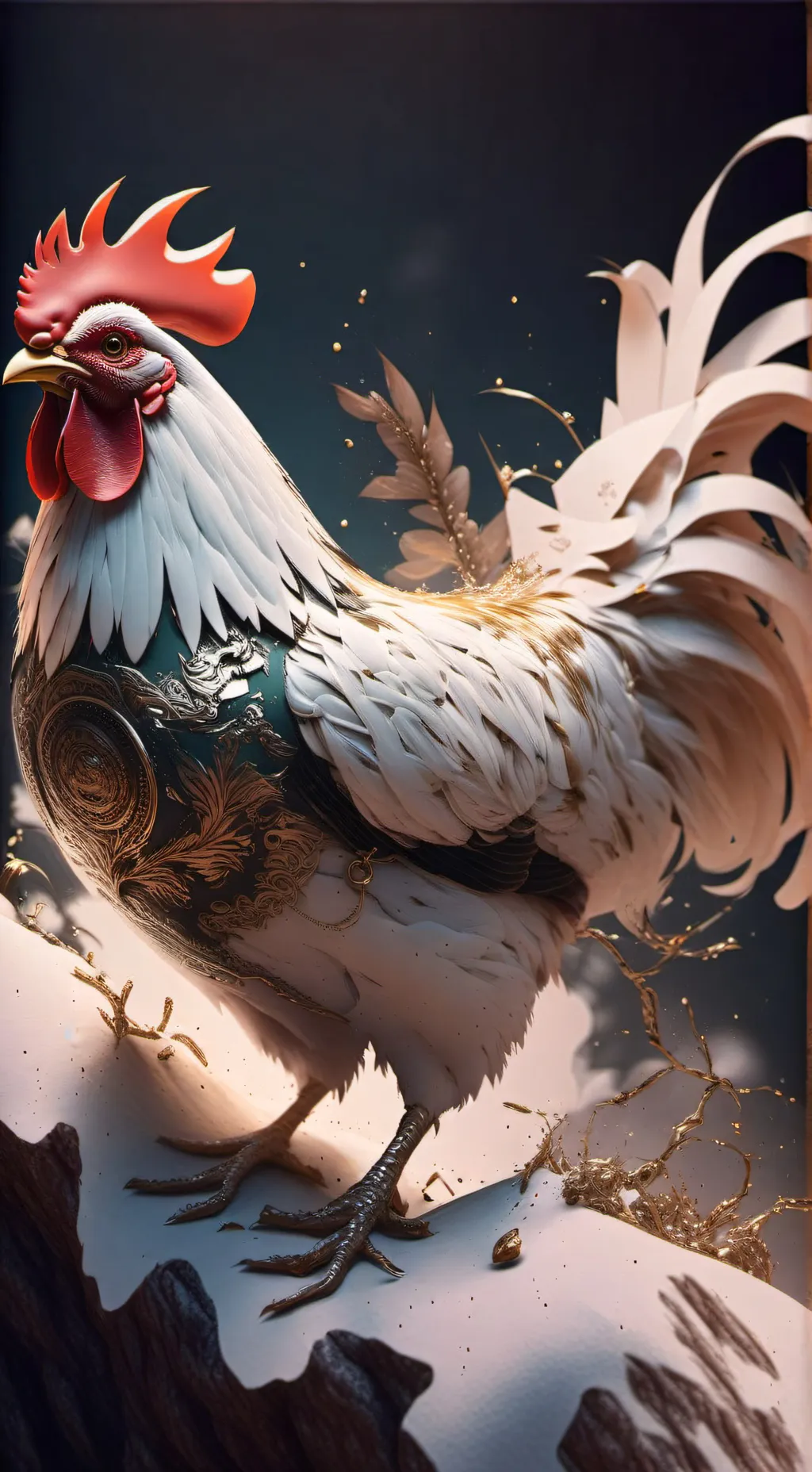 ai character: chickengun background