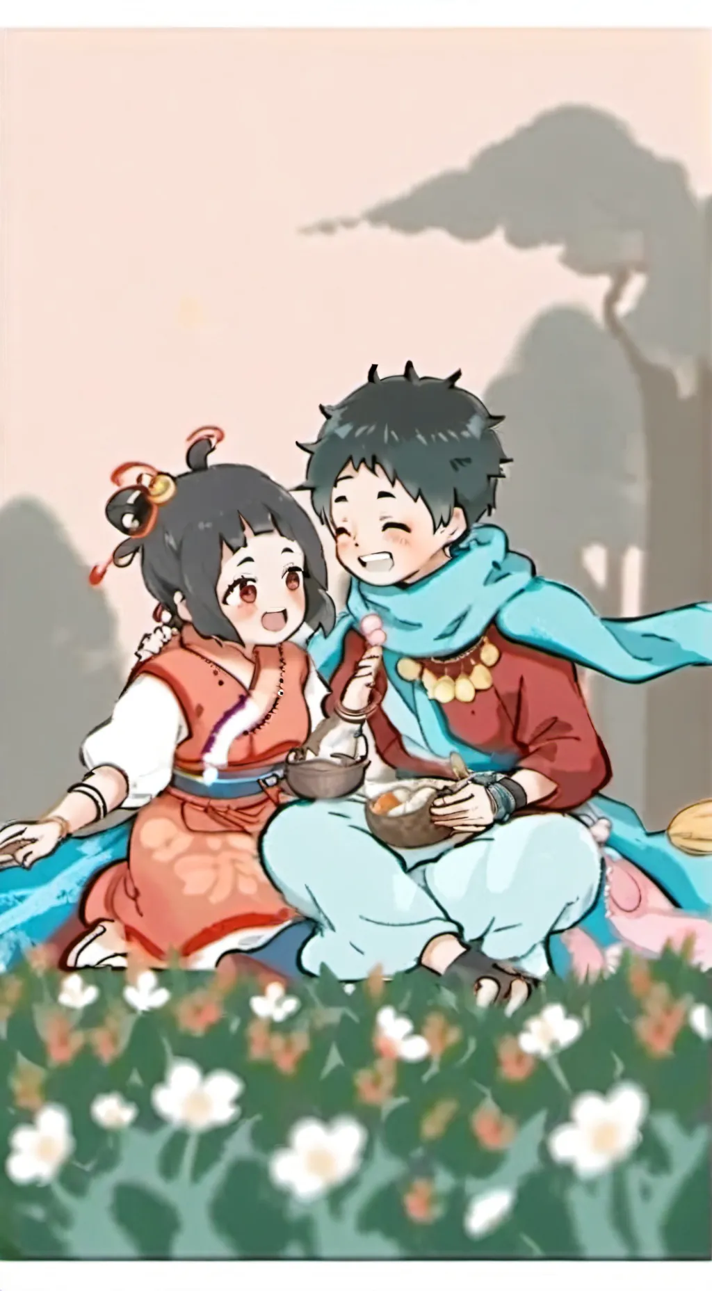 ai character: izuocha ✨ background