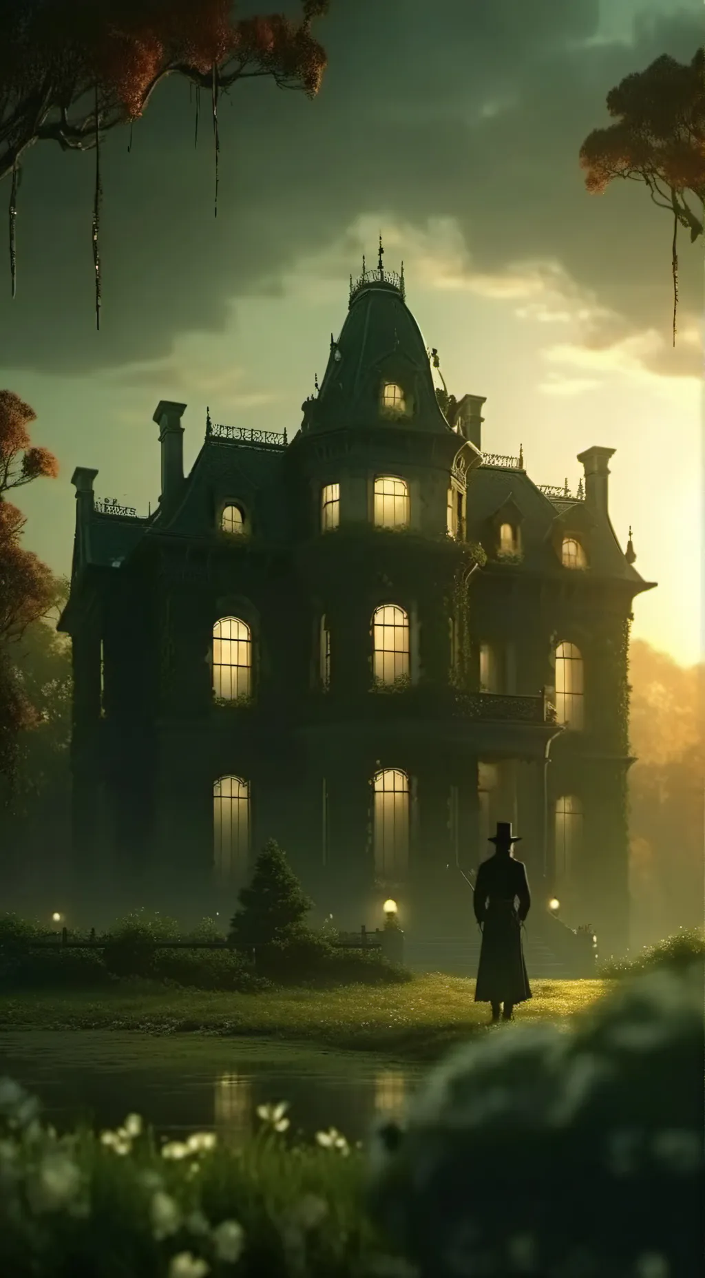 ai character: MD Elliot Manor background