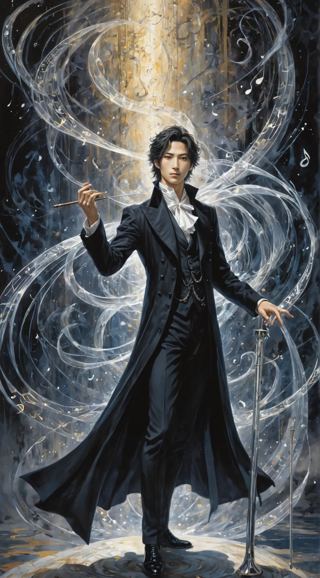 ai character: Maestro background