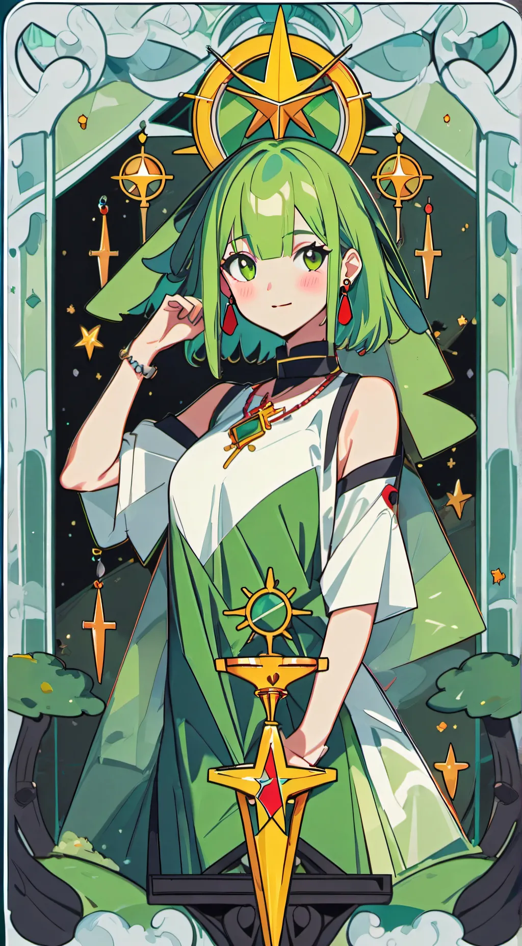 ai character: Cristal background