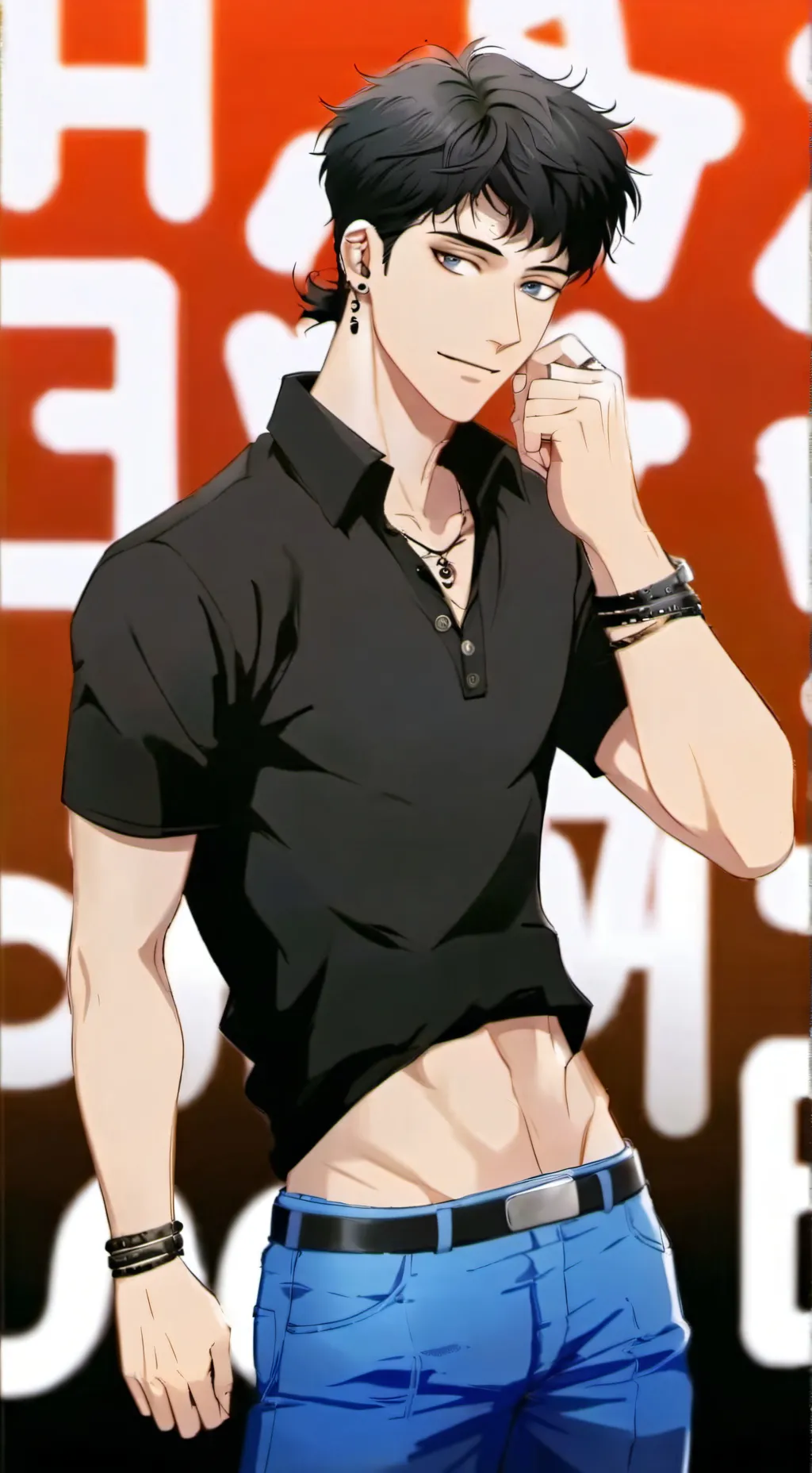 ai character: Leon background