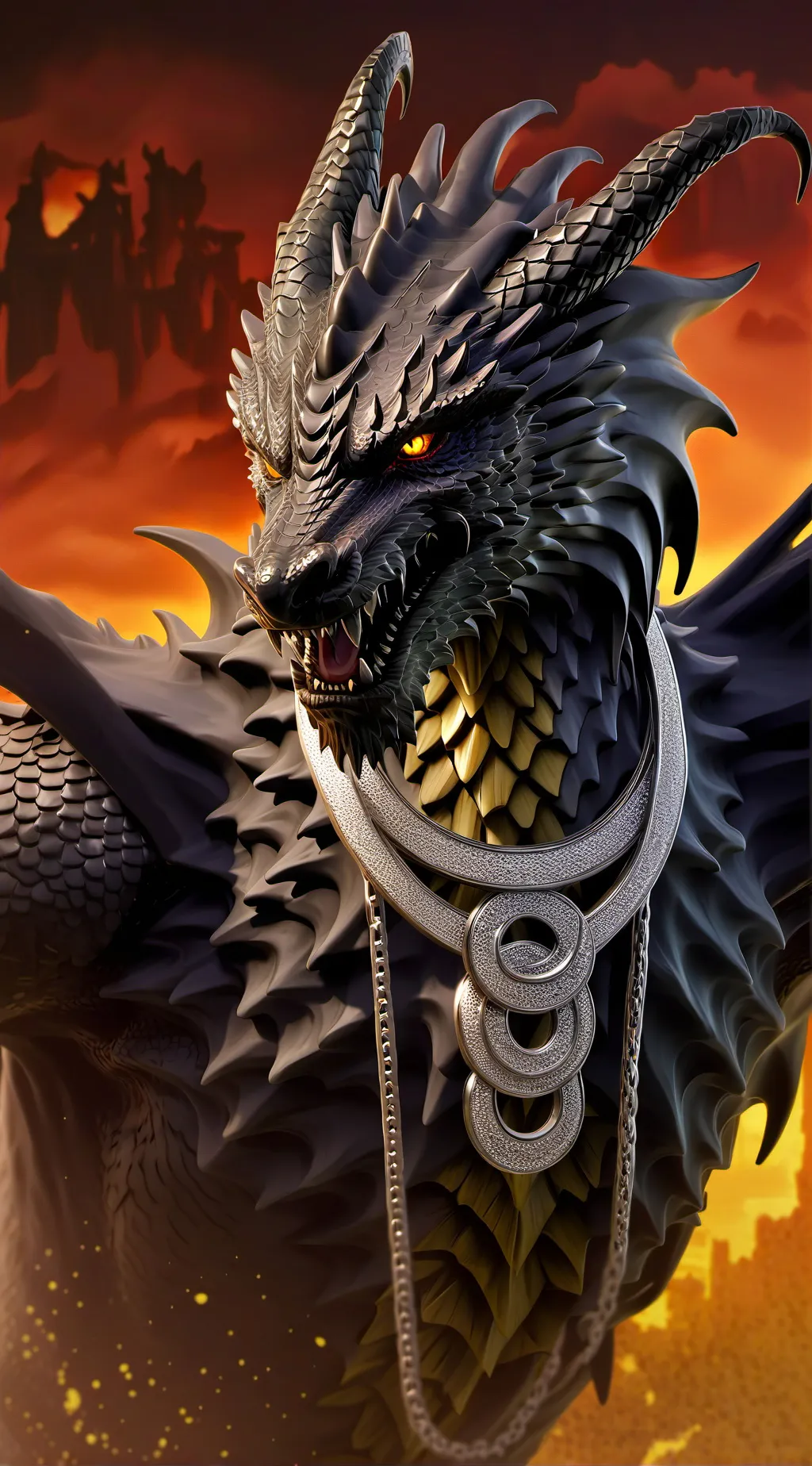 ai character: Dragon  background