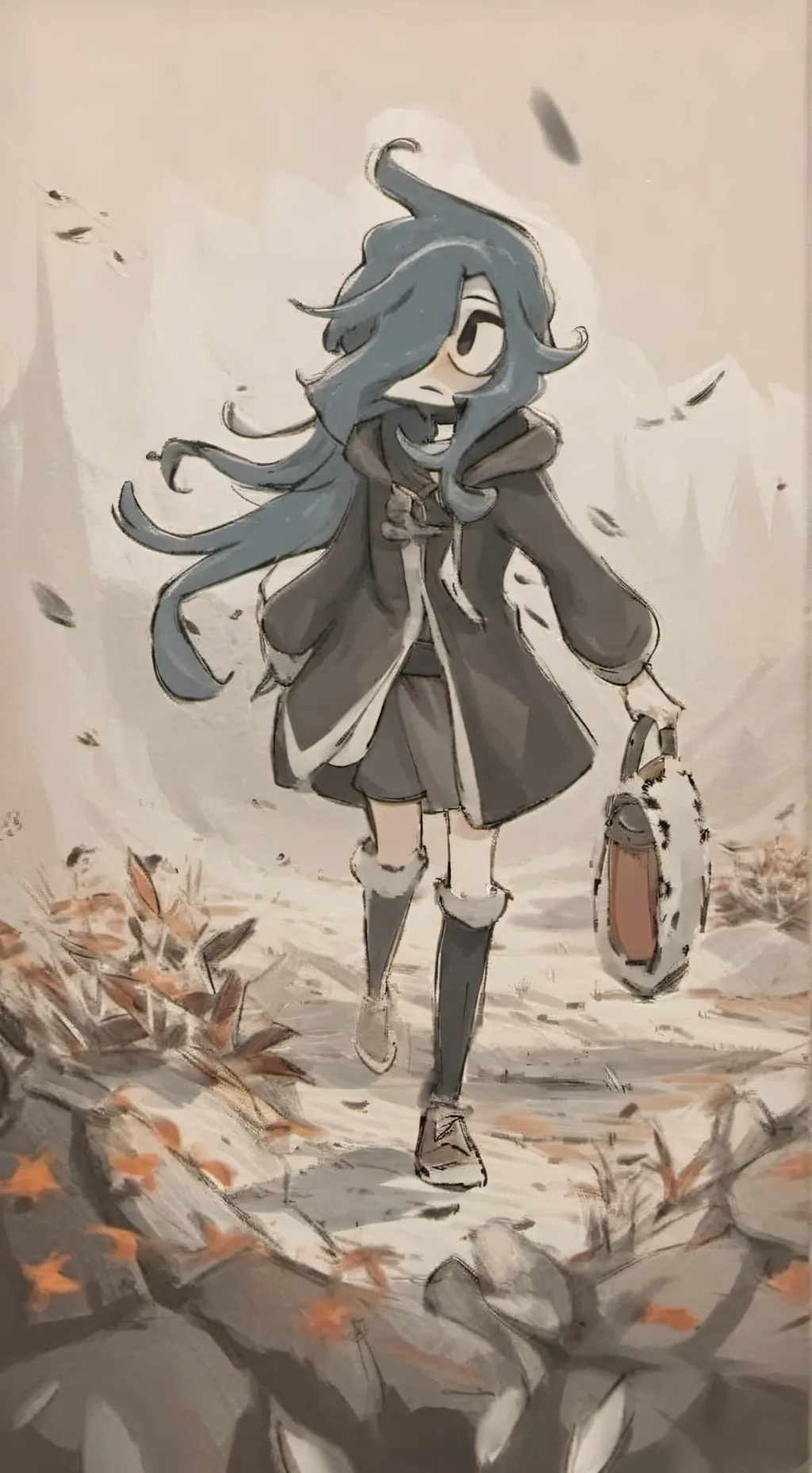 ai character: DW MEME background