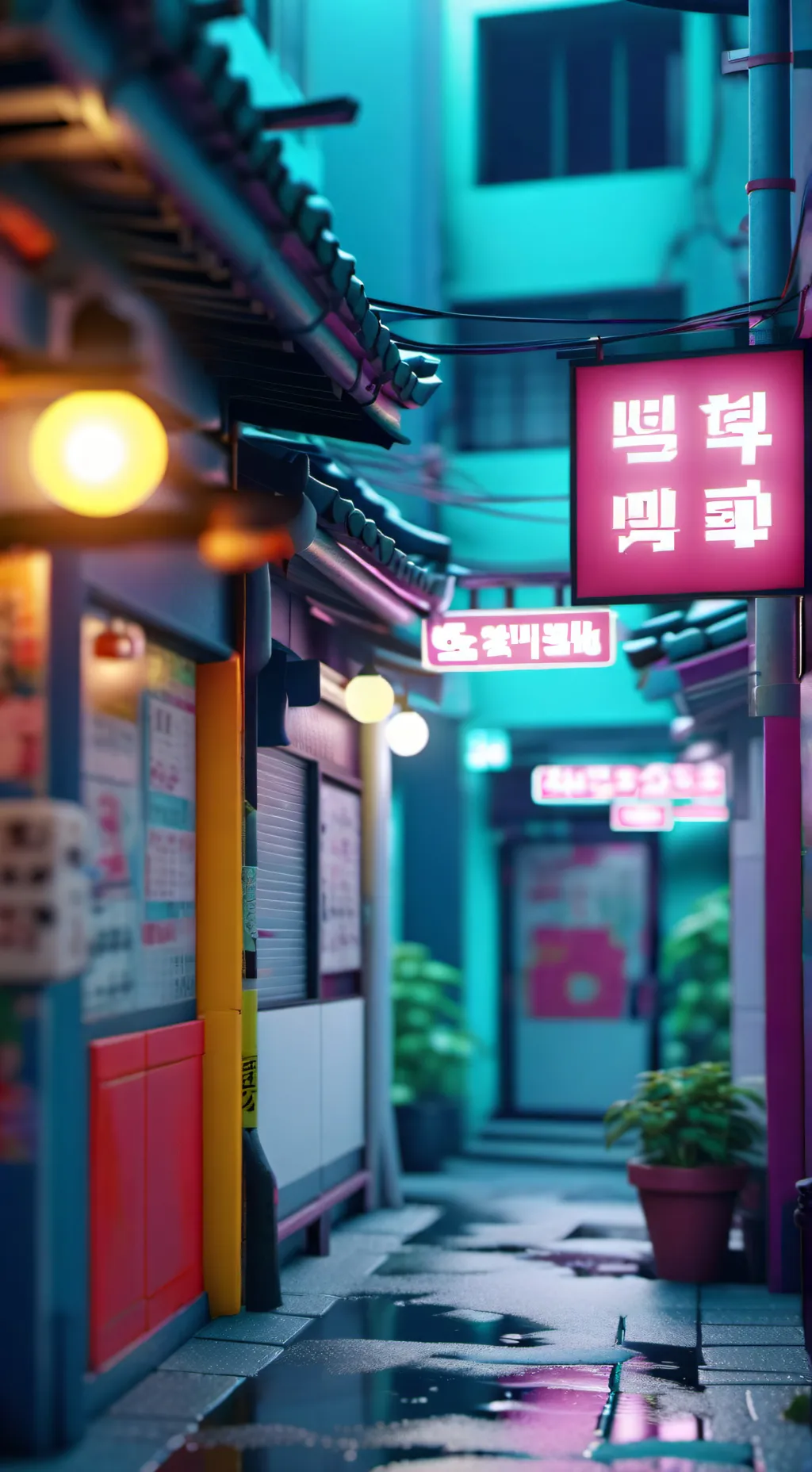 ai character: Squid Game.3 background