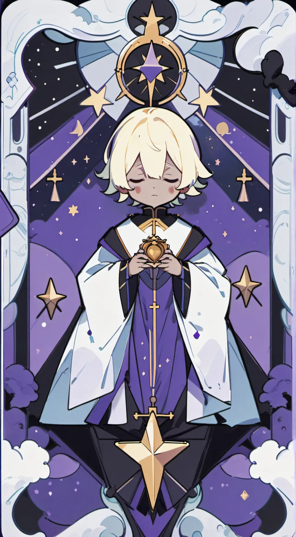 ai character: Pure Vanilla background