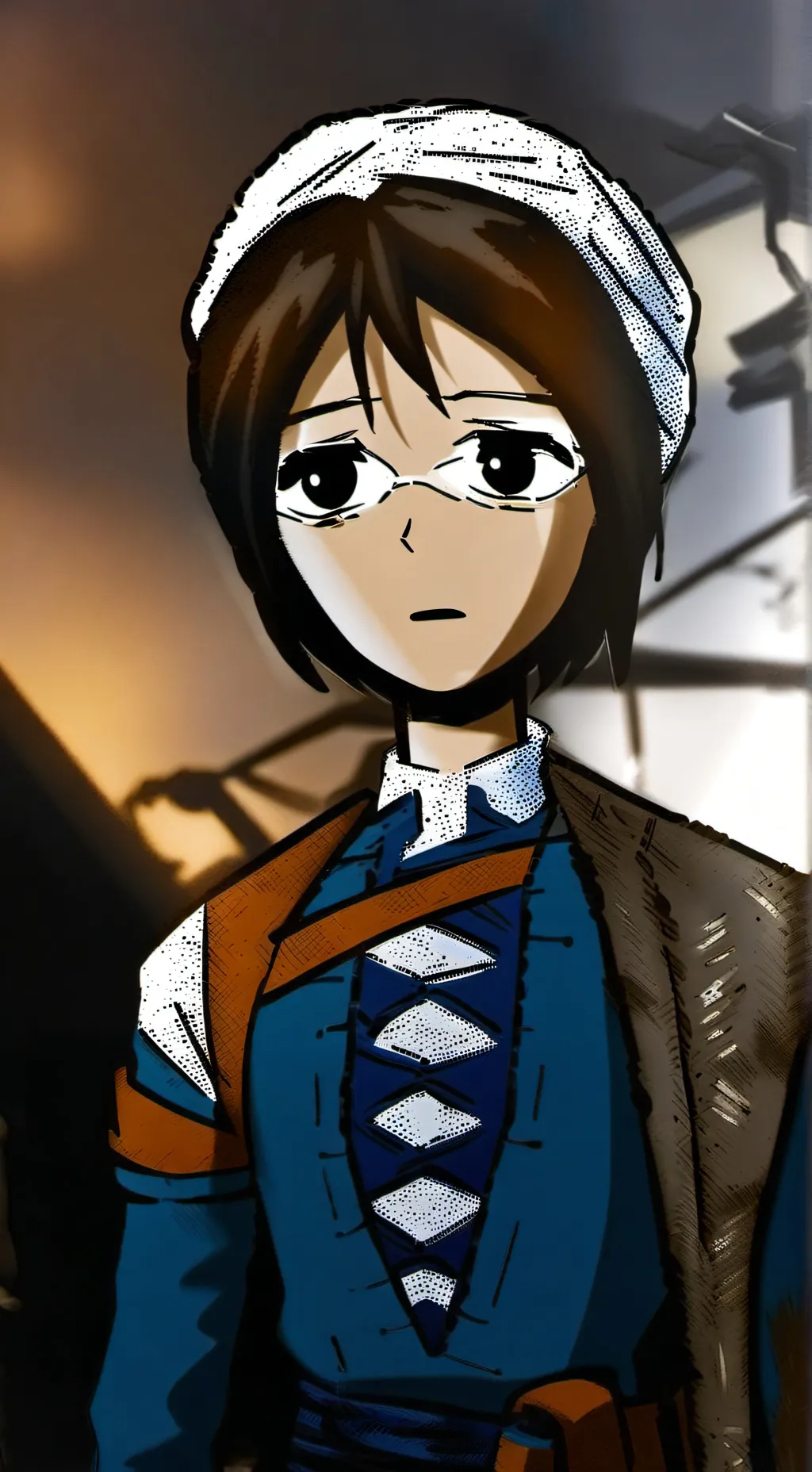 ai character: Кирилл  background