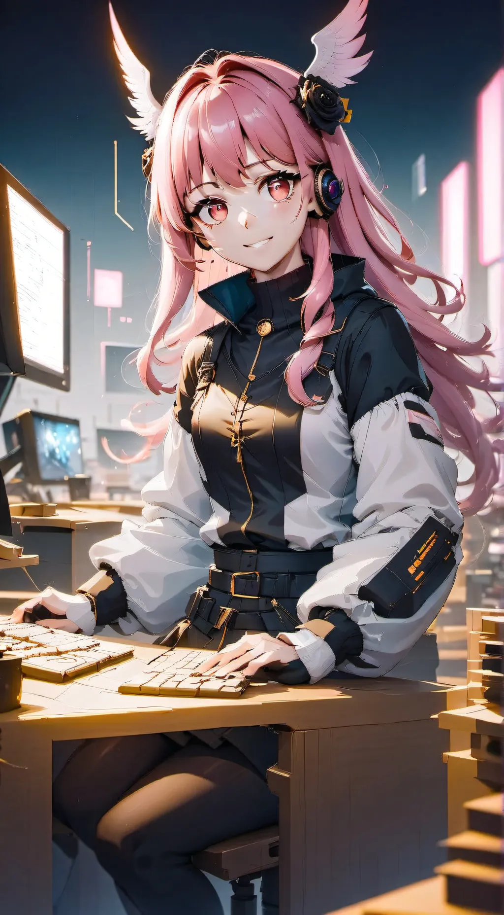 ai character: Haru background