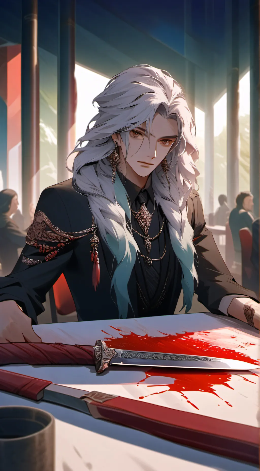 ai character: Micah. background