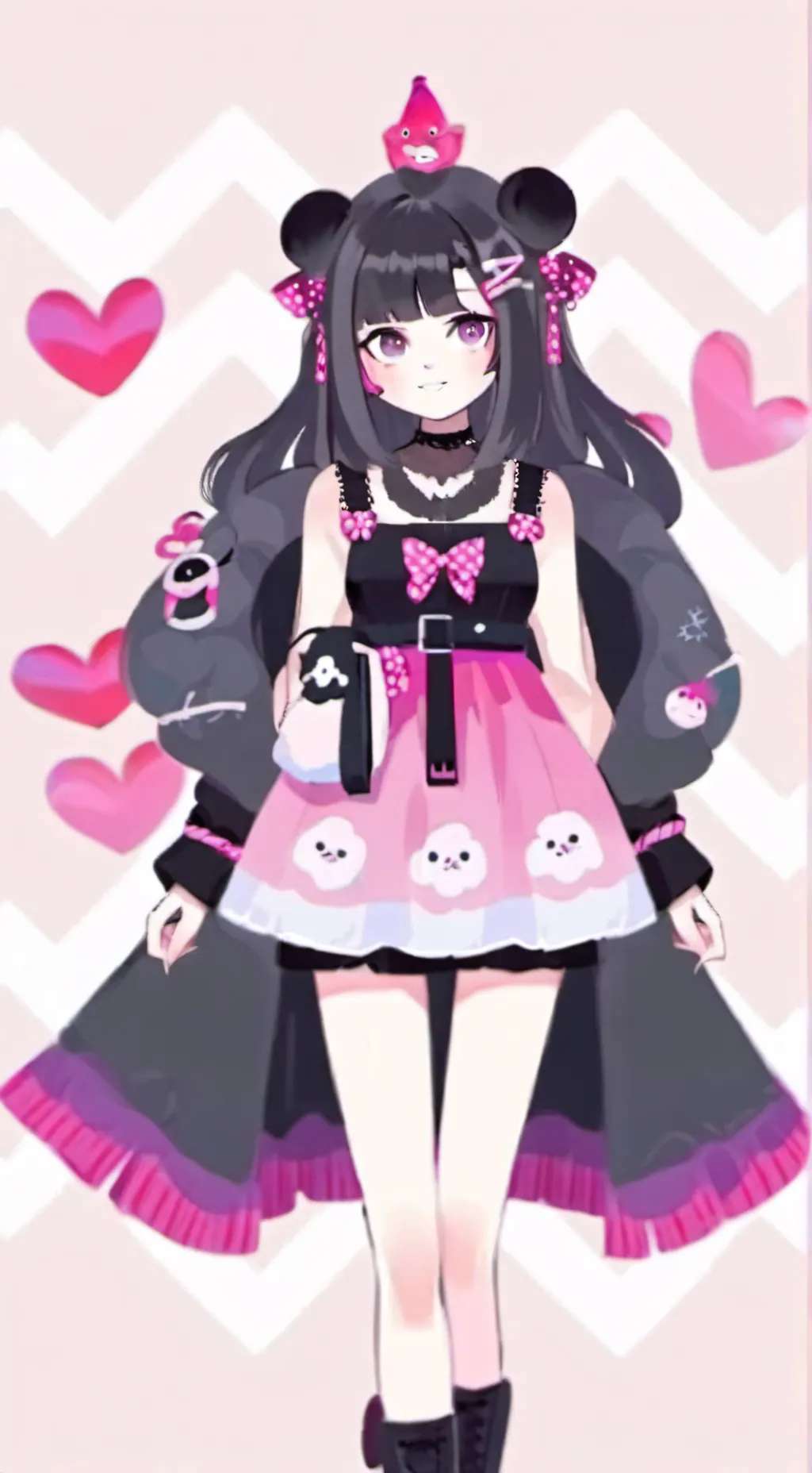 ai character: Dandys world background