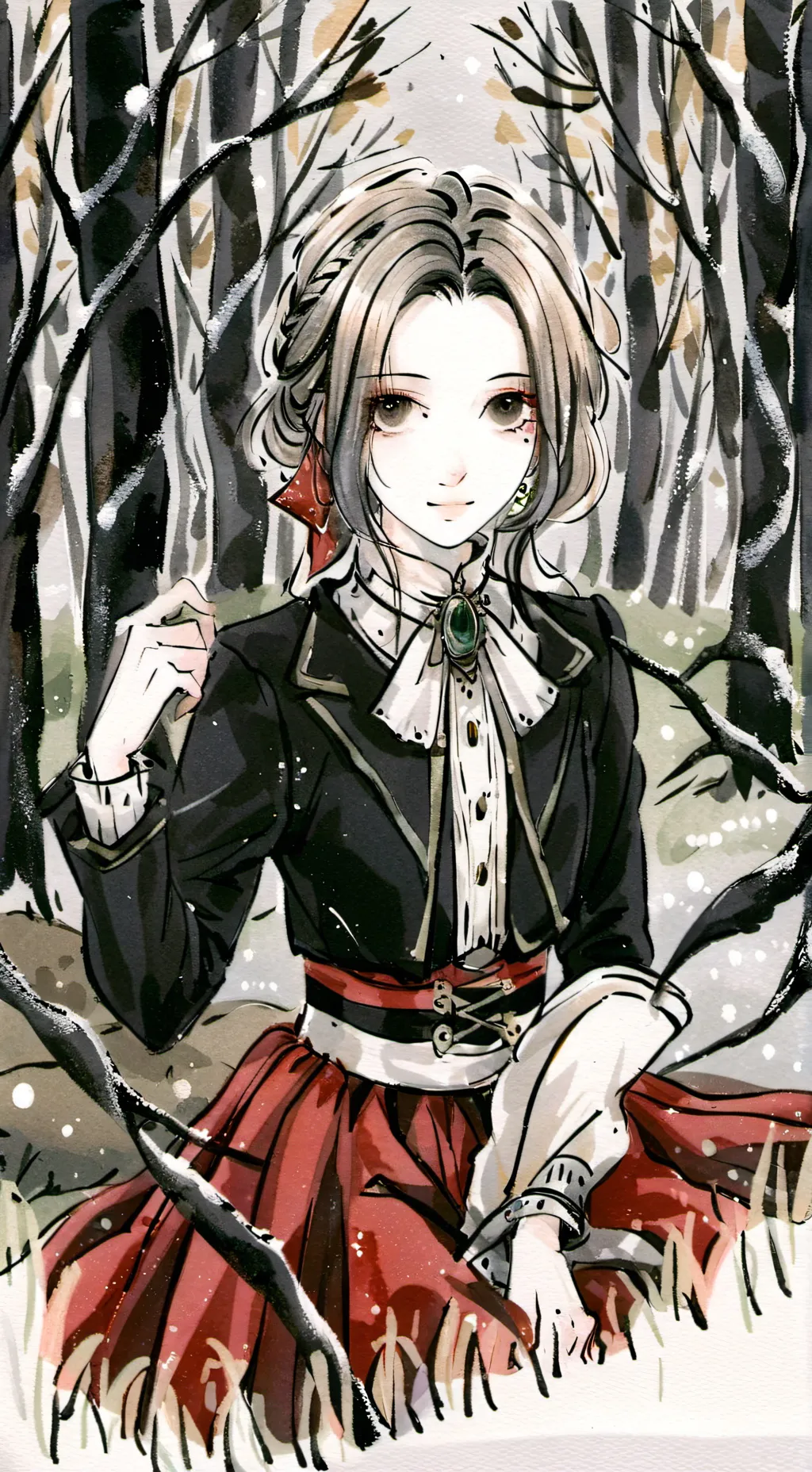 ai character: Rose🌹 background