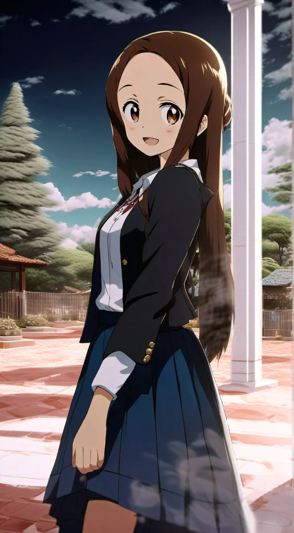 ai character: takagi san  background