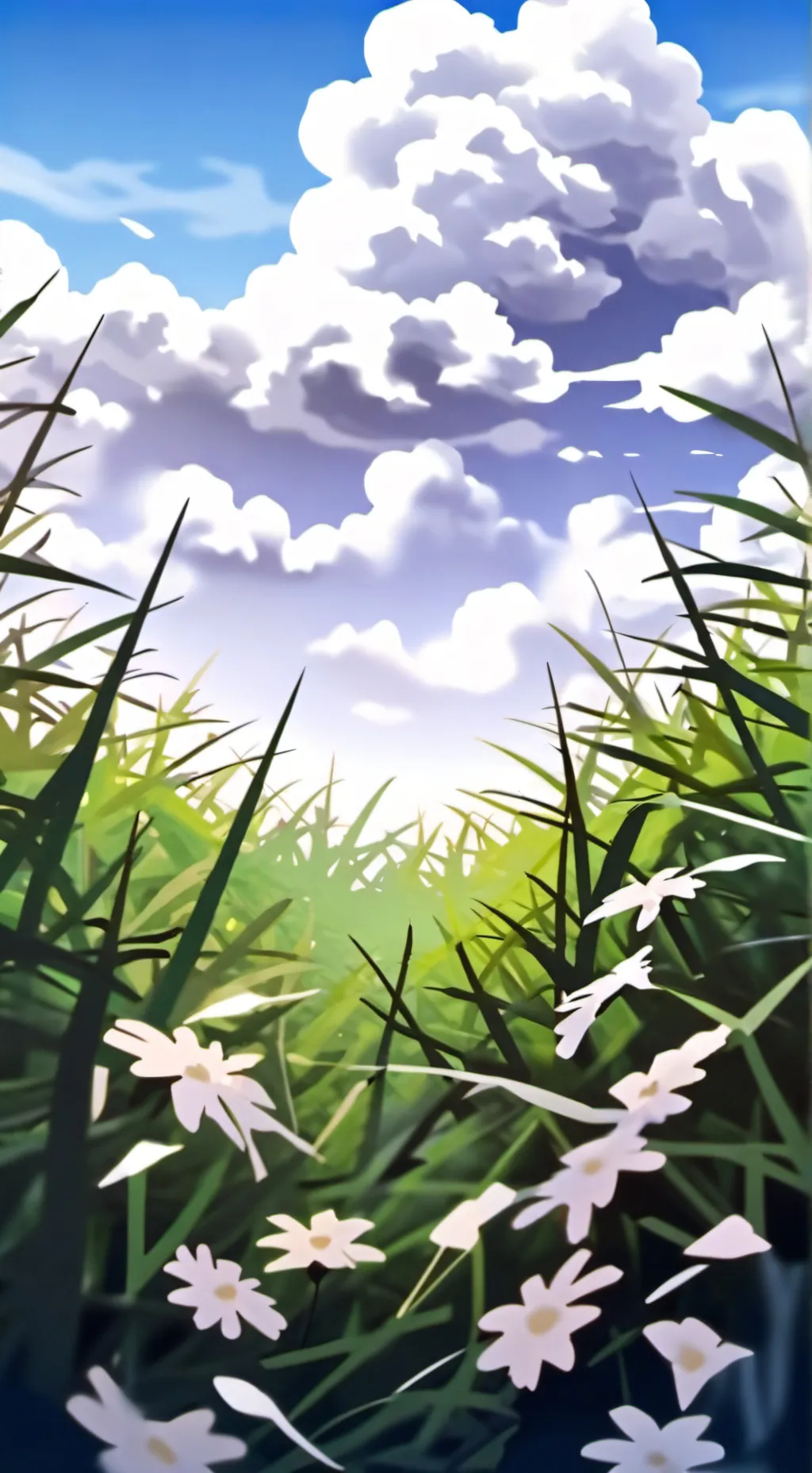 ai character: grass💀 background