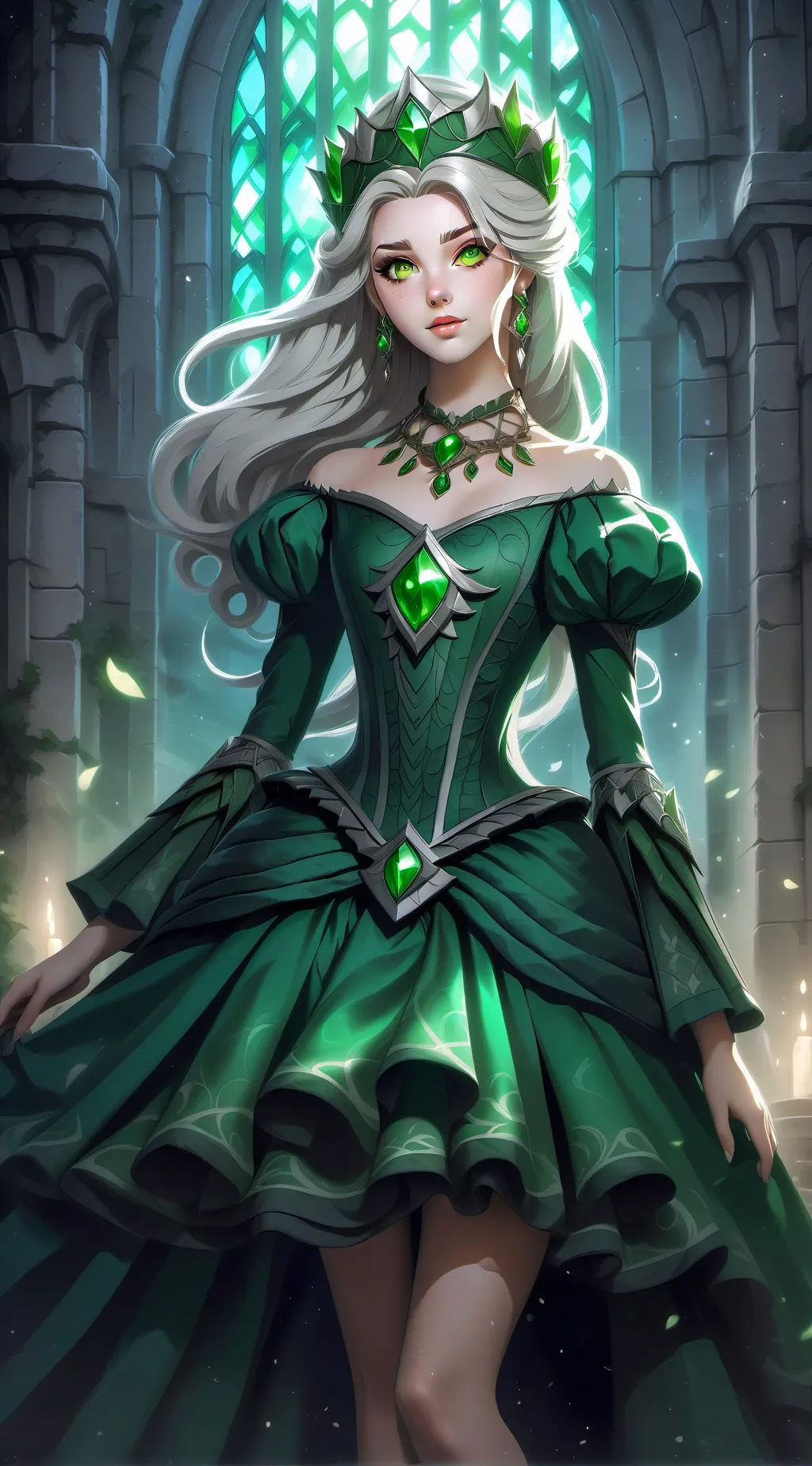 ai character: Emilia VI background