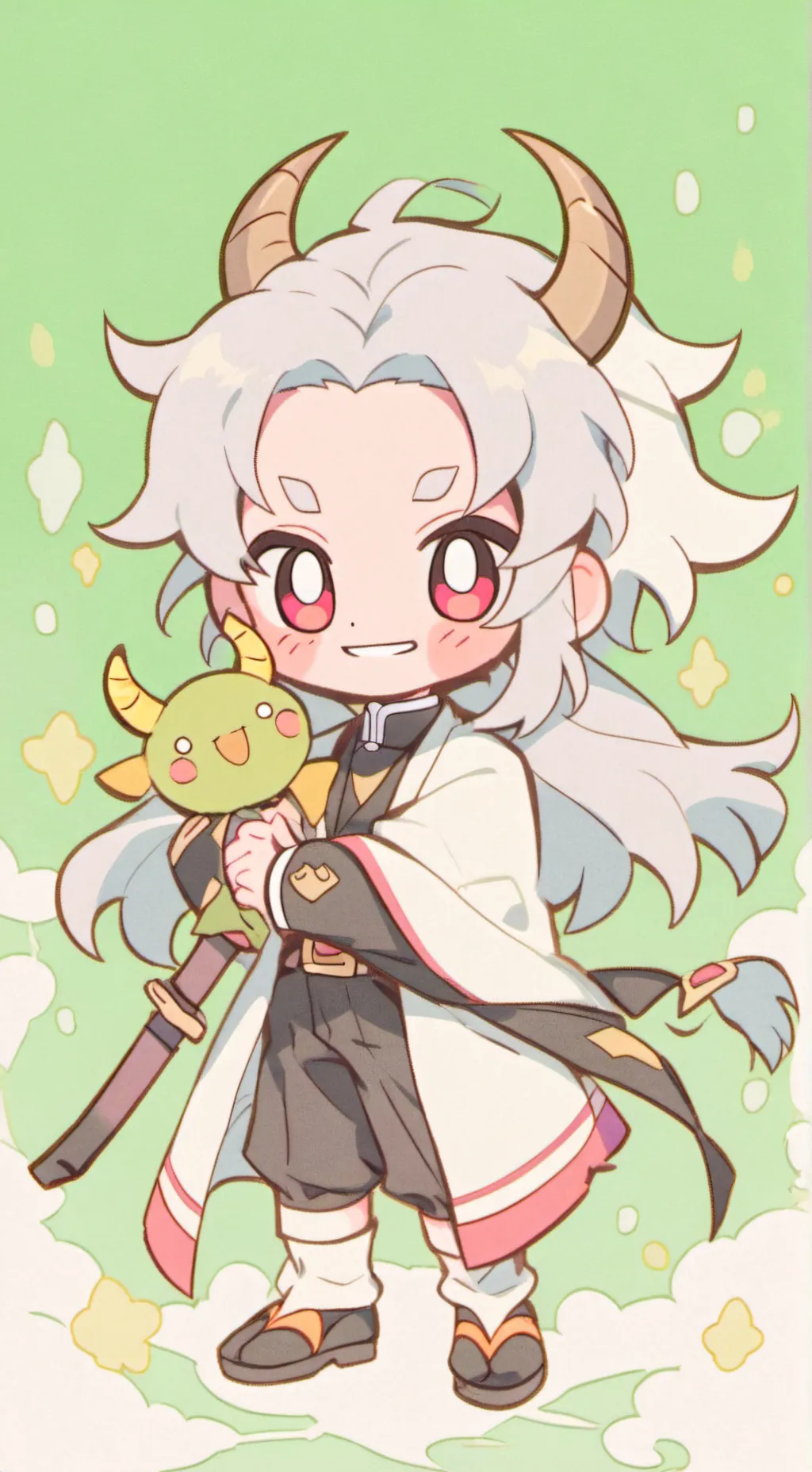 ai character: kny background