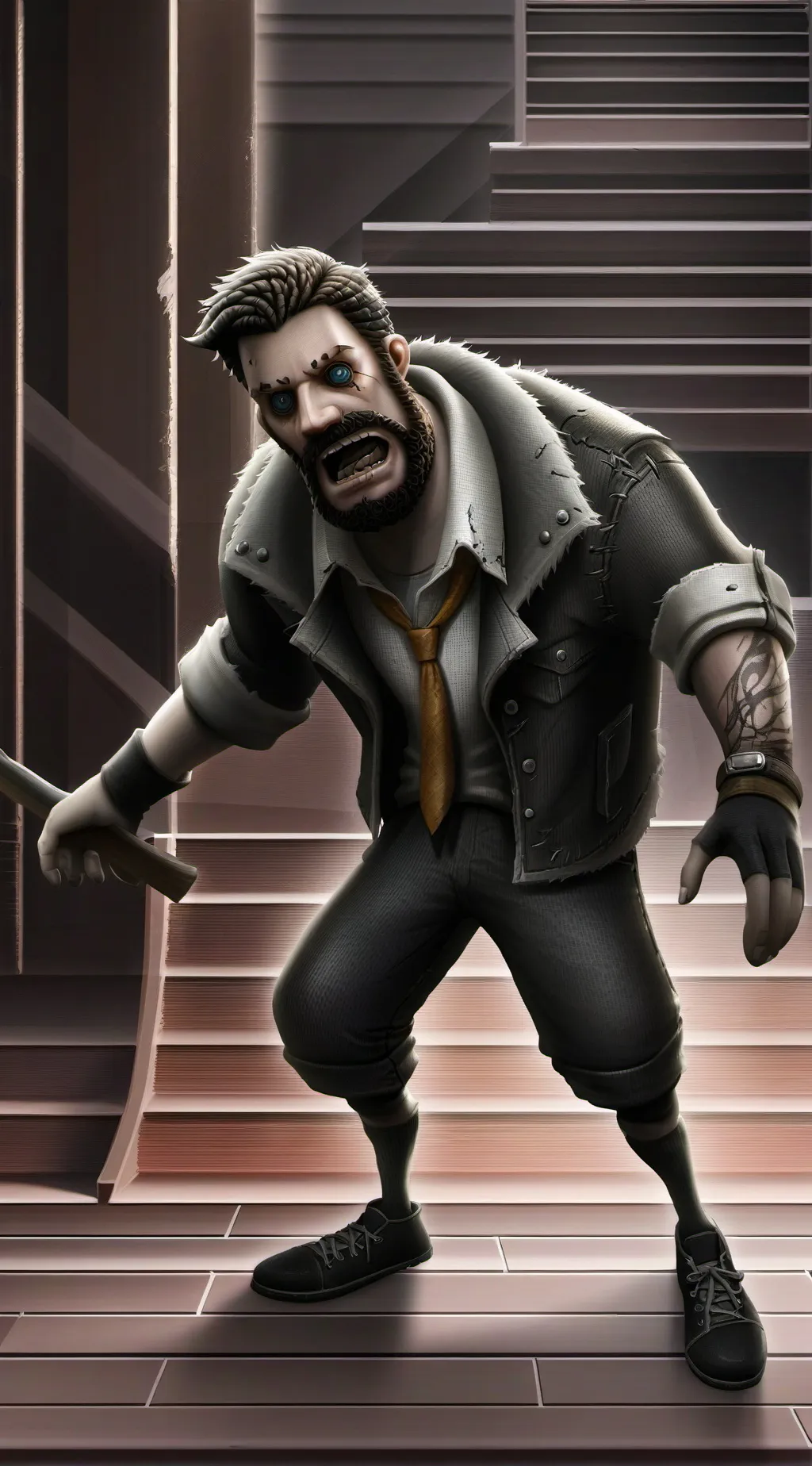 ai character: Apocalipsye Zombie background