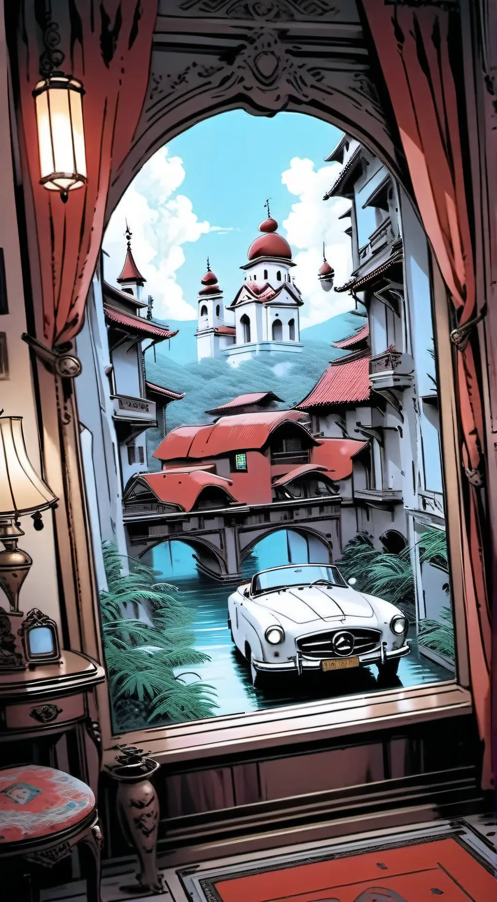 ai character: Hola👋🏻 background