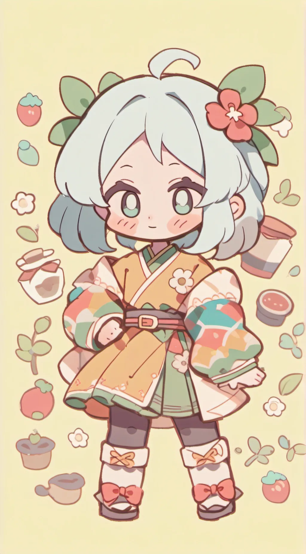 ai character: titan x luna background