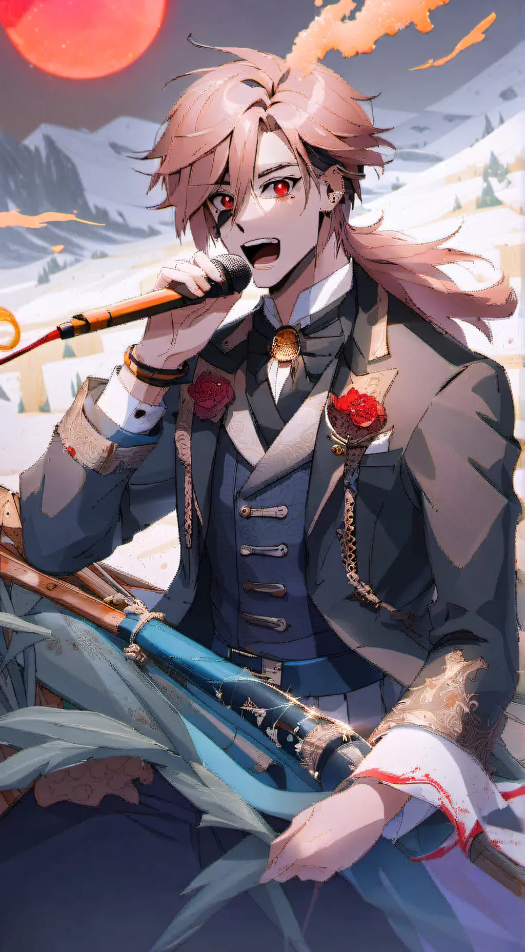 ai character: Bakugo background