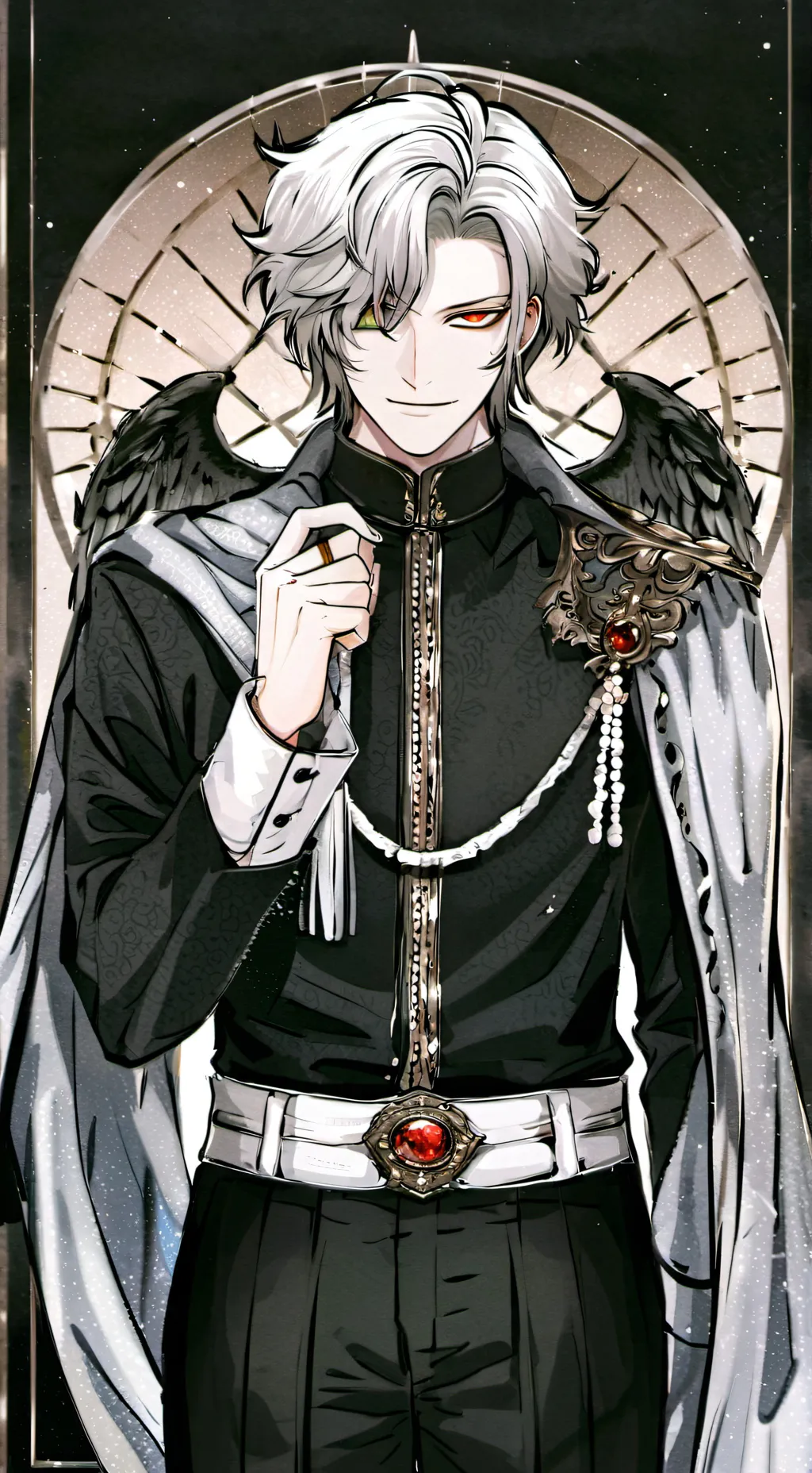 ai character: Mha villain background