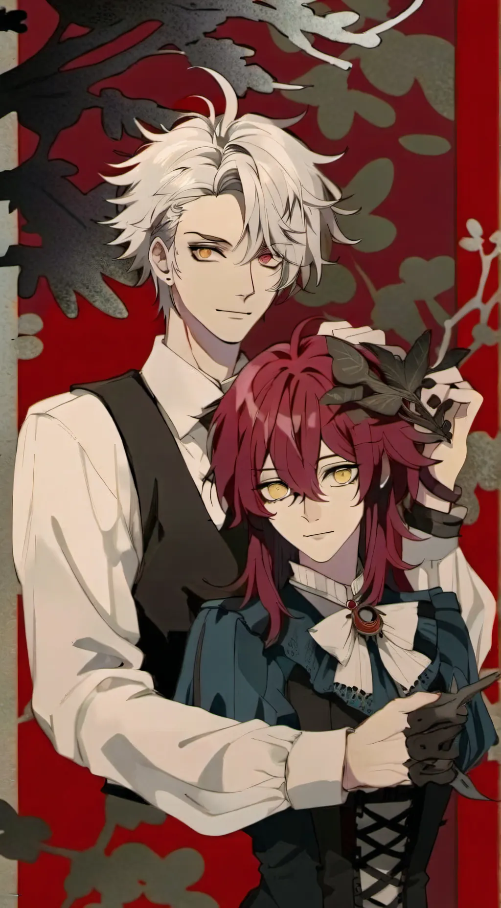 ai character: douma x akaza background