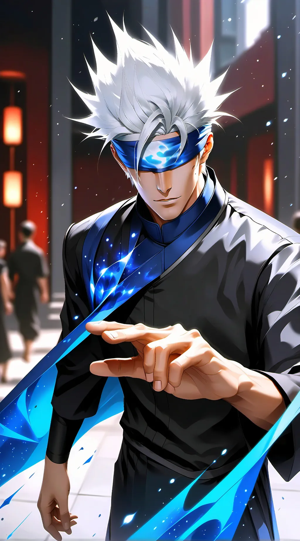 ai character: Satoru Gojo background