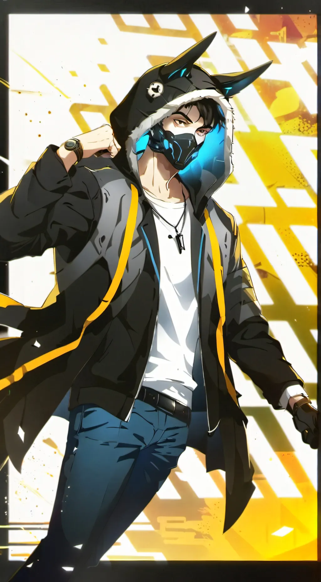 ai character: Léo background