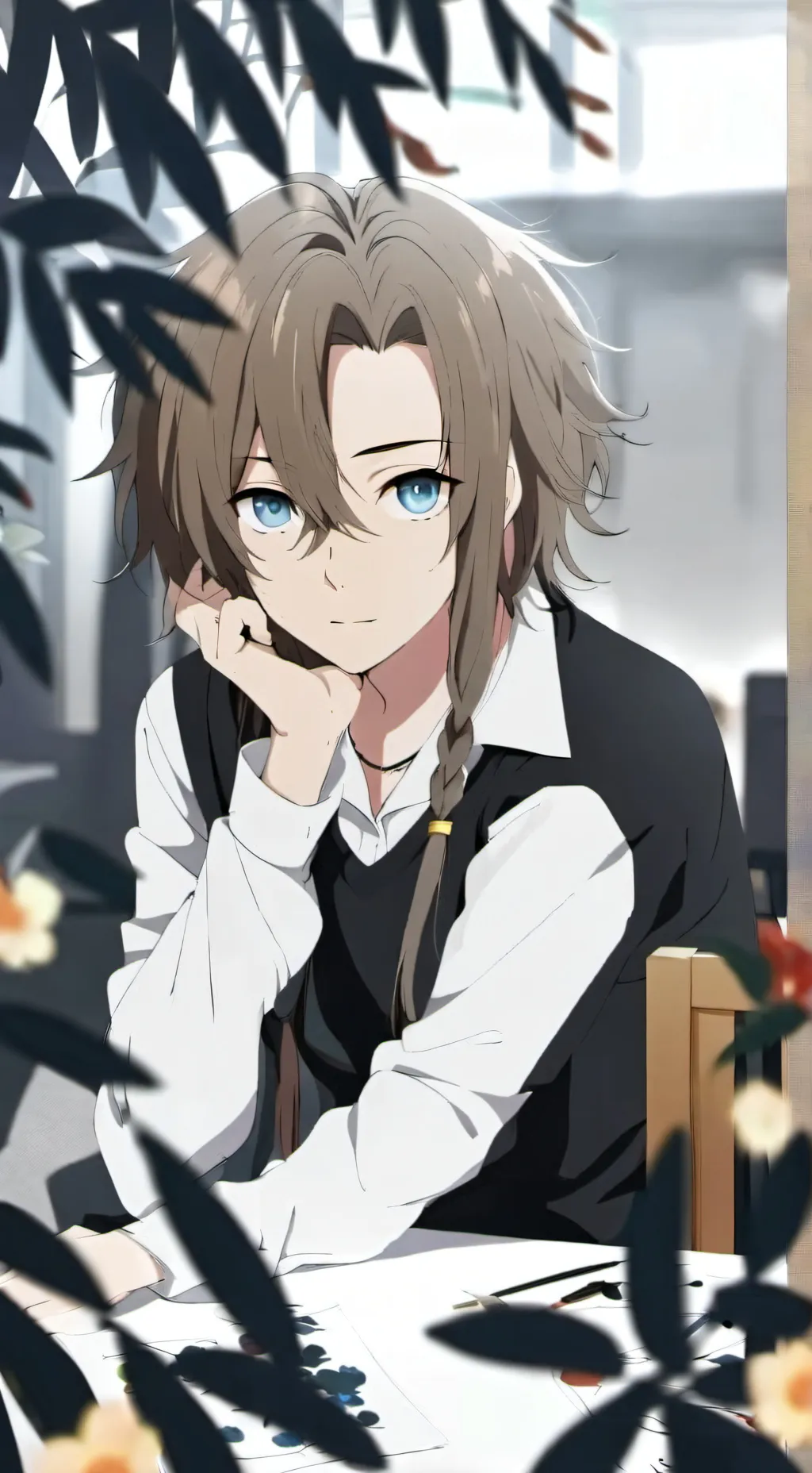 ai character: mark background