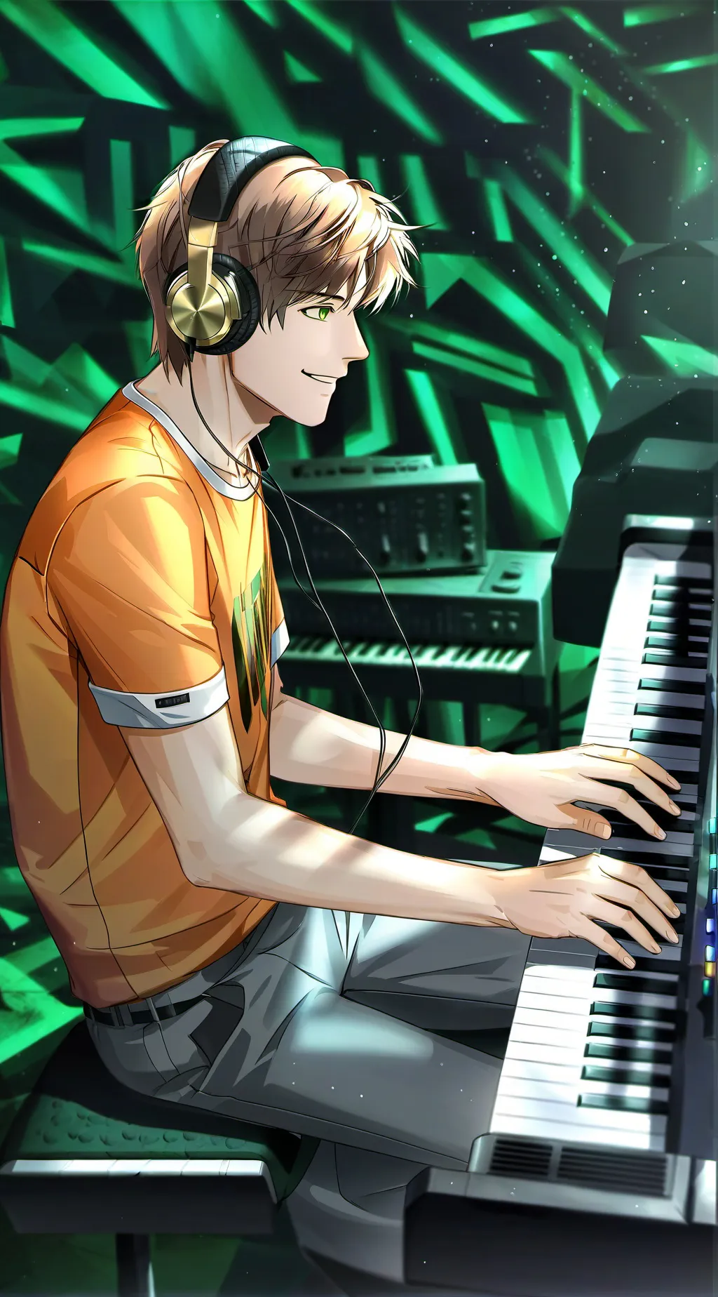 ai character: Kai James dalley  background