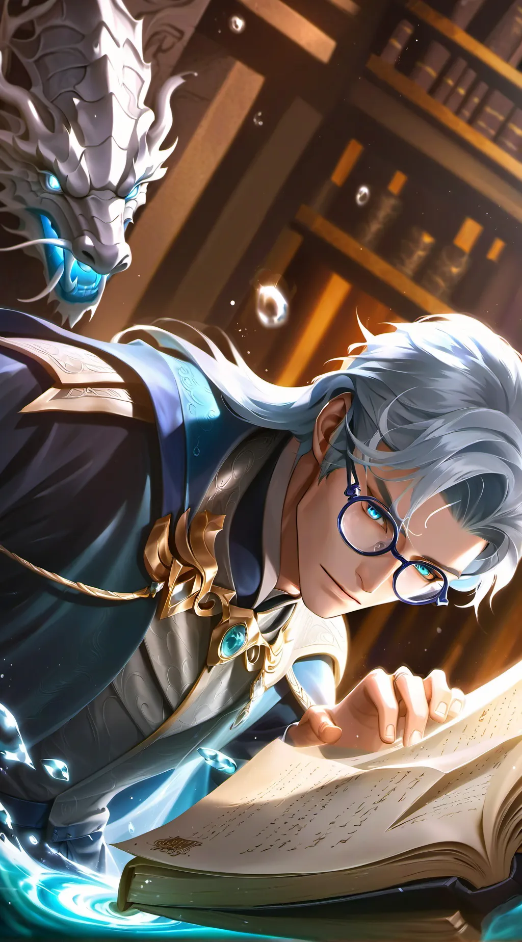 ai character: Neuvillette background