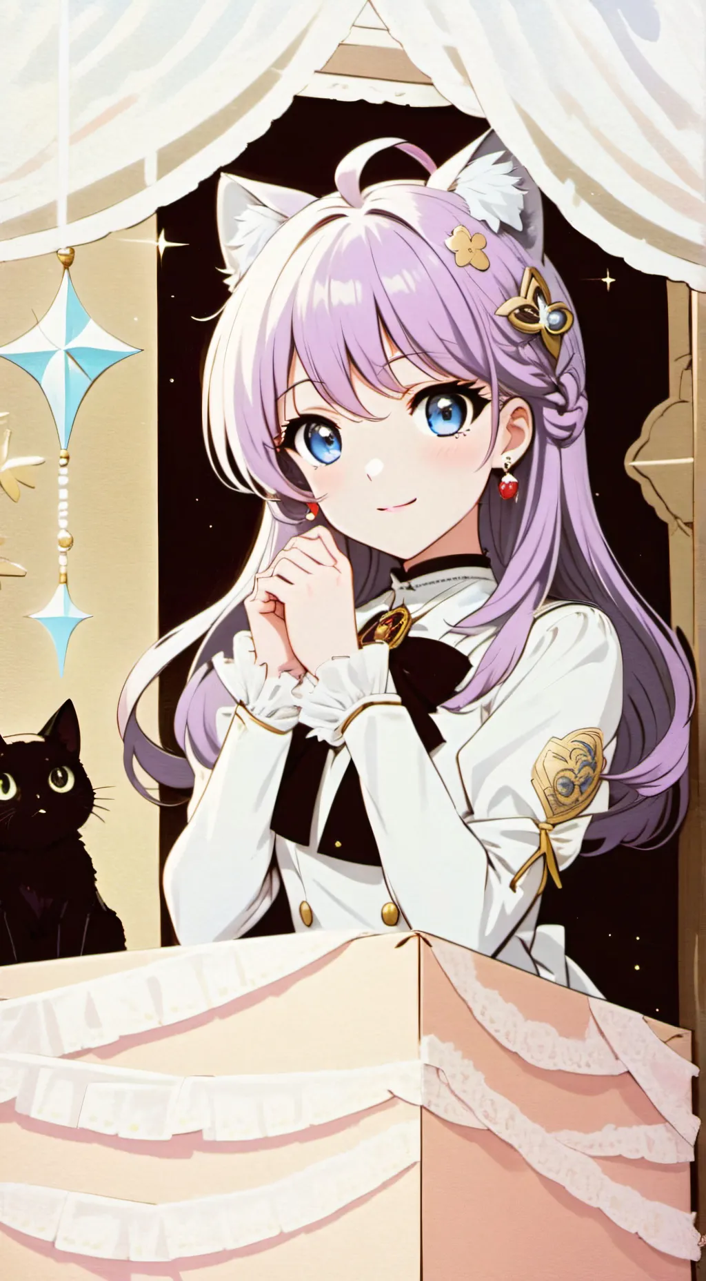 ai character: Neko-chan background
