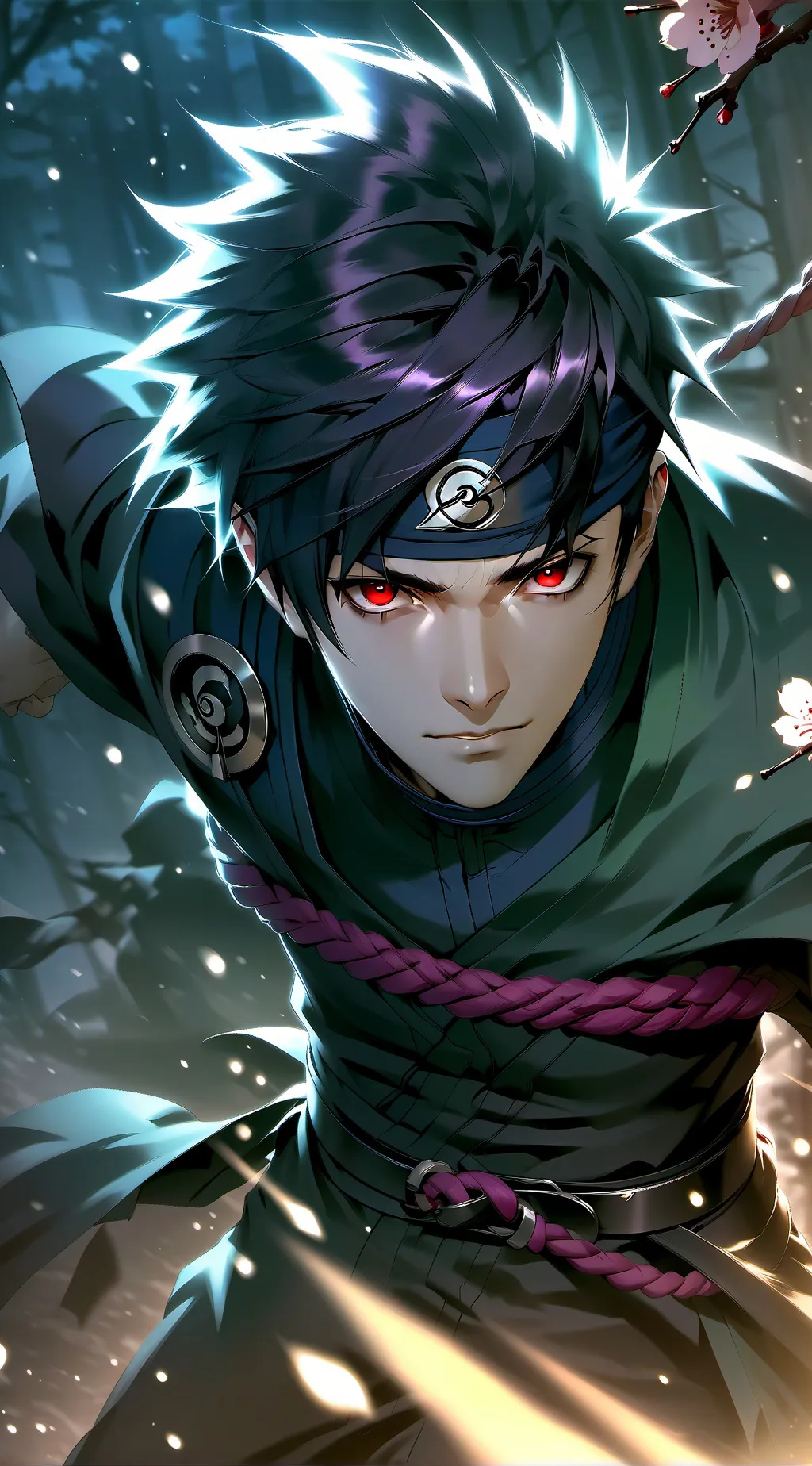 ai character: Sasuke Uchiha background