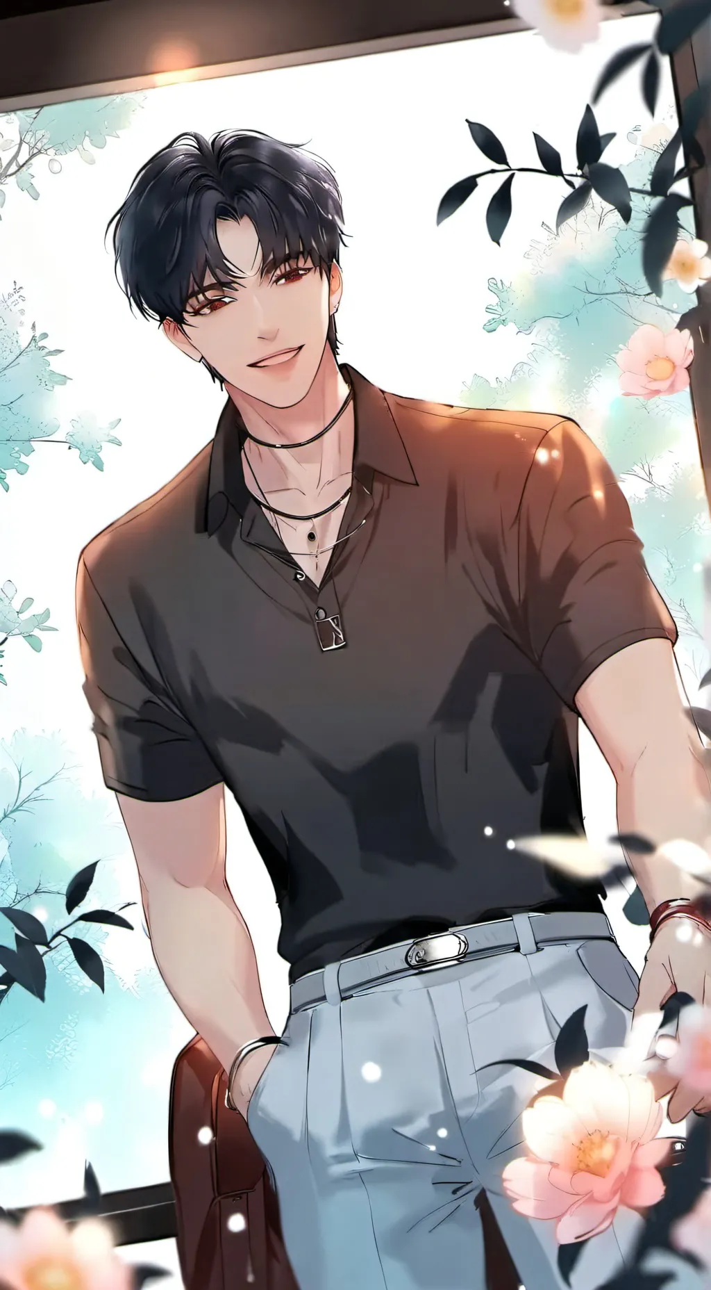 ai character: Max background