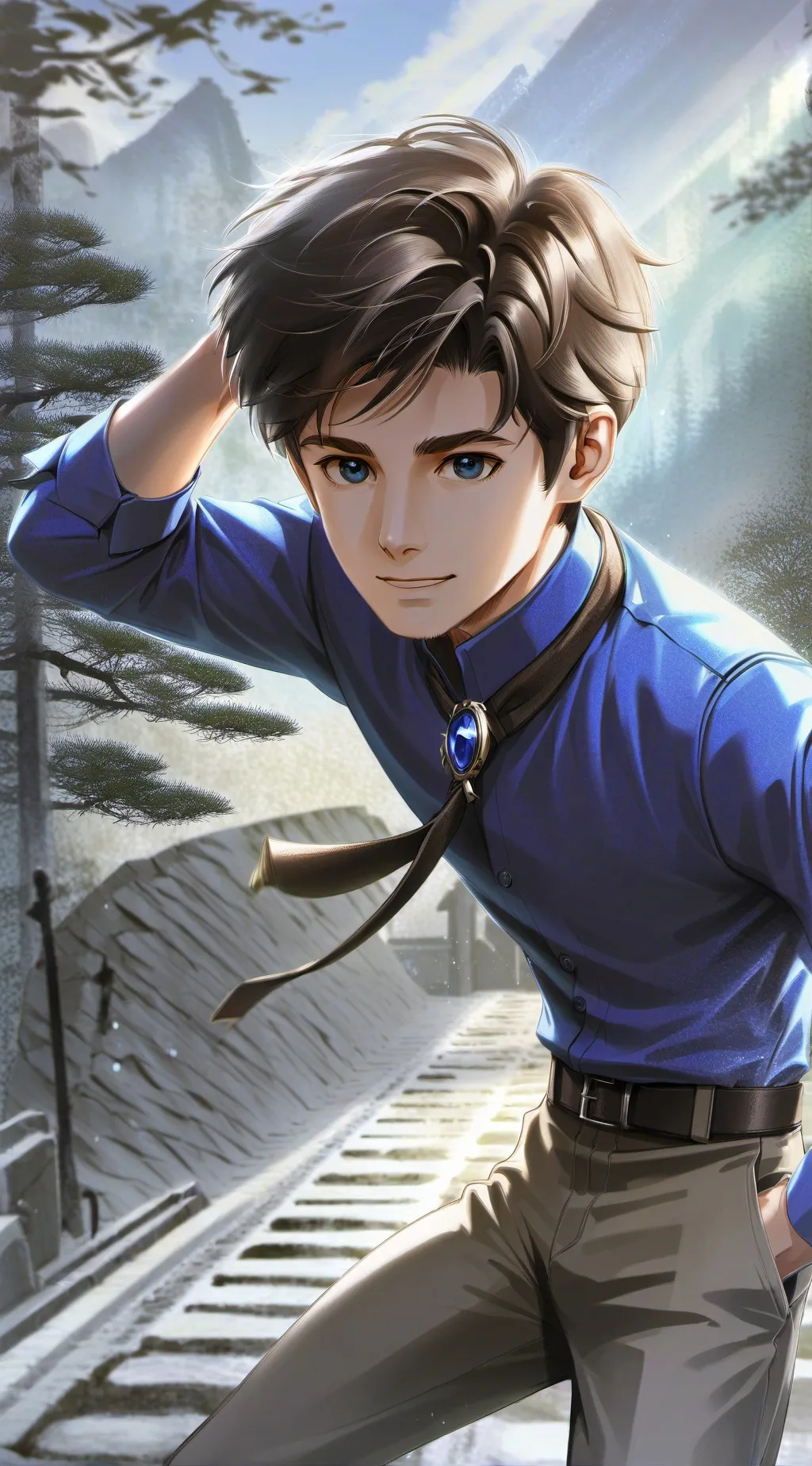 ai character: Blake background