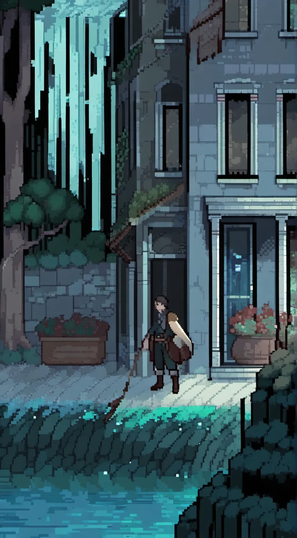 ai character: Grady background